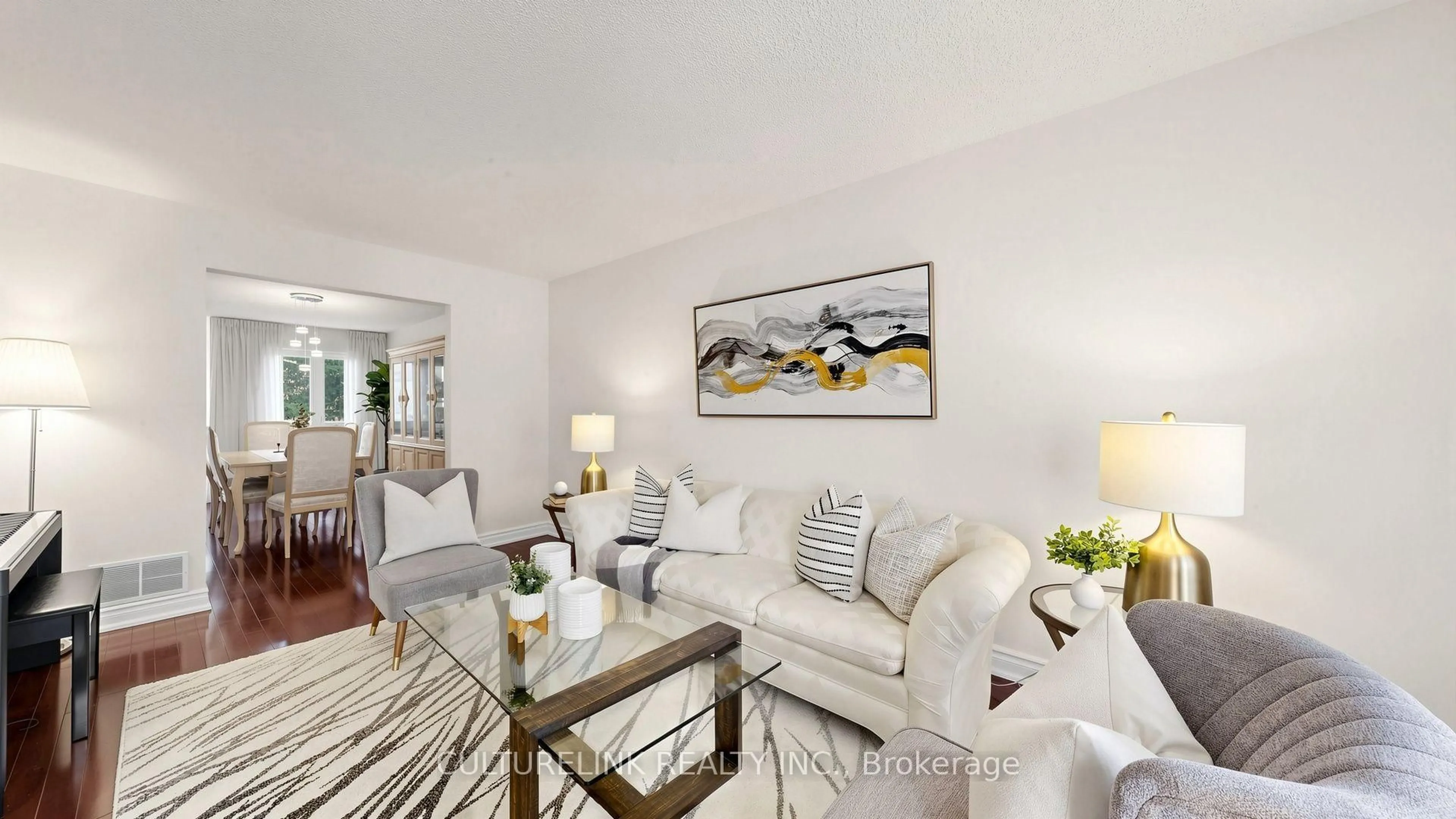Living room with furniture, unknown for 87 Morrison Cres, Markham Ontario L3R 9K9