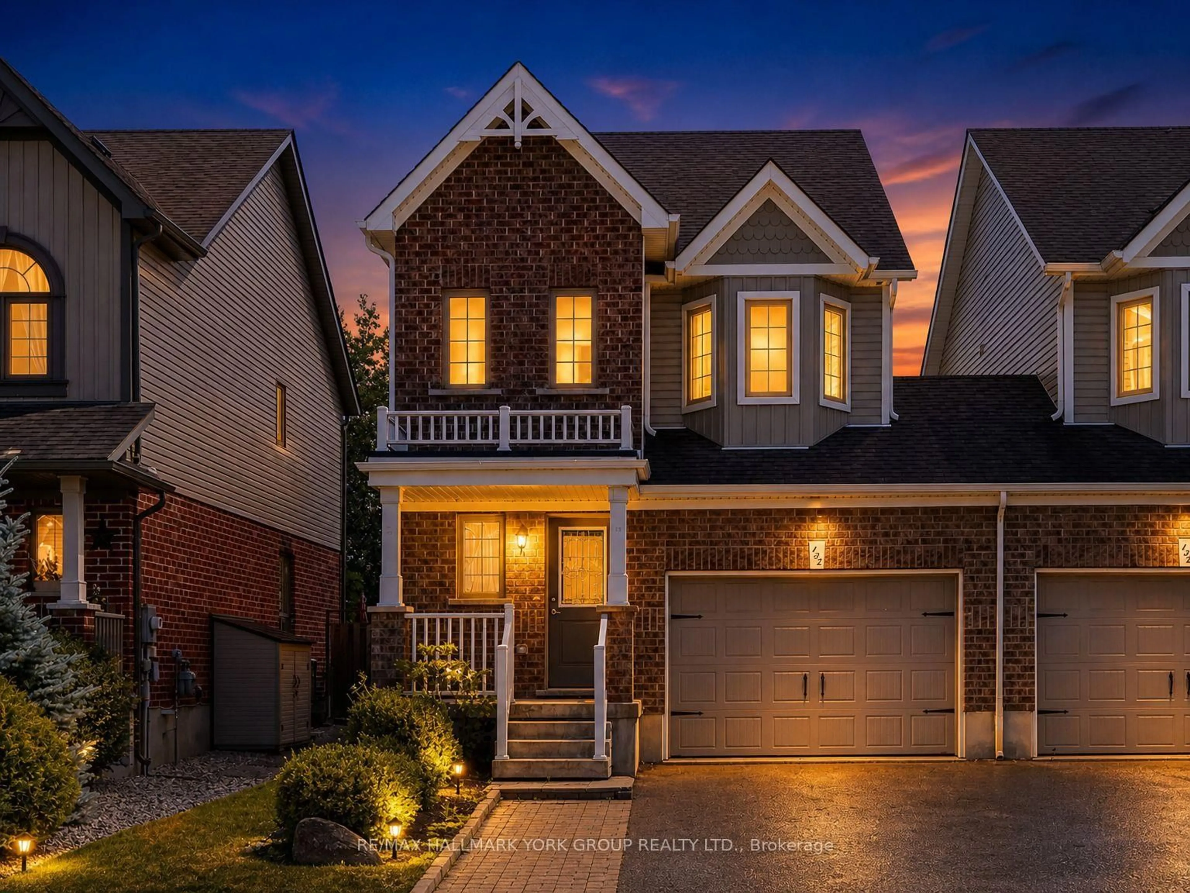 Home with brick exterior material, street for 132 Banting Cres, Essa Ontario L0M 1B6