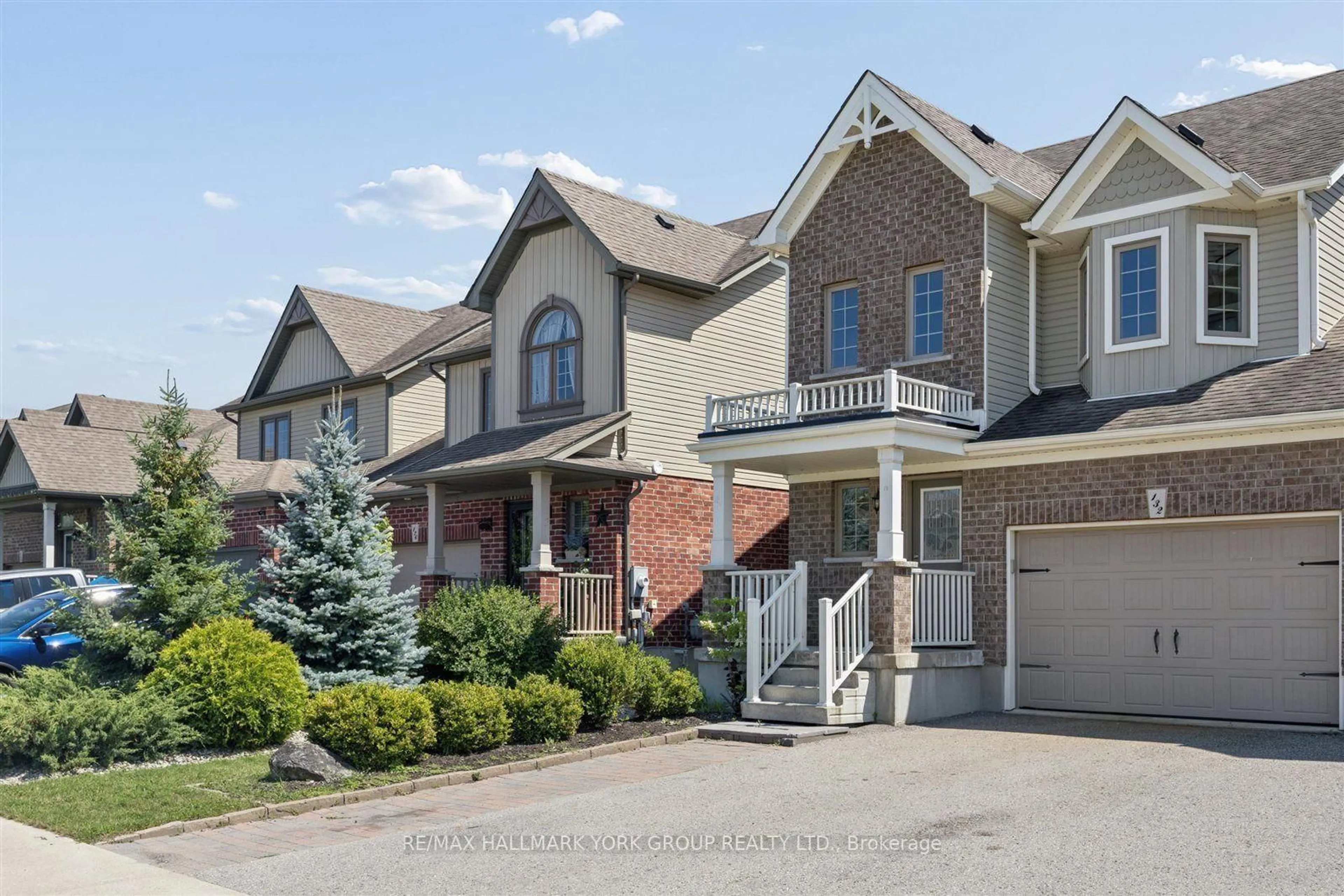 Home with brick exterior material, street for 132 Banting Cres, Essa Ontario L0M 1B6