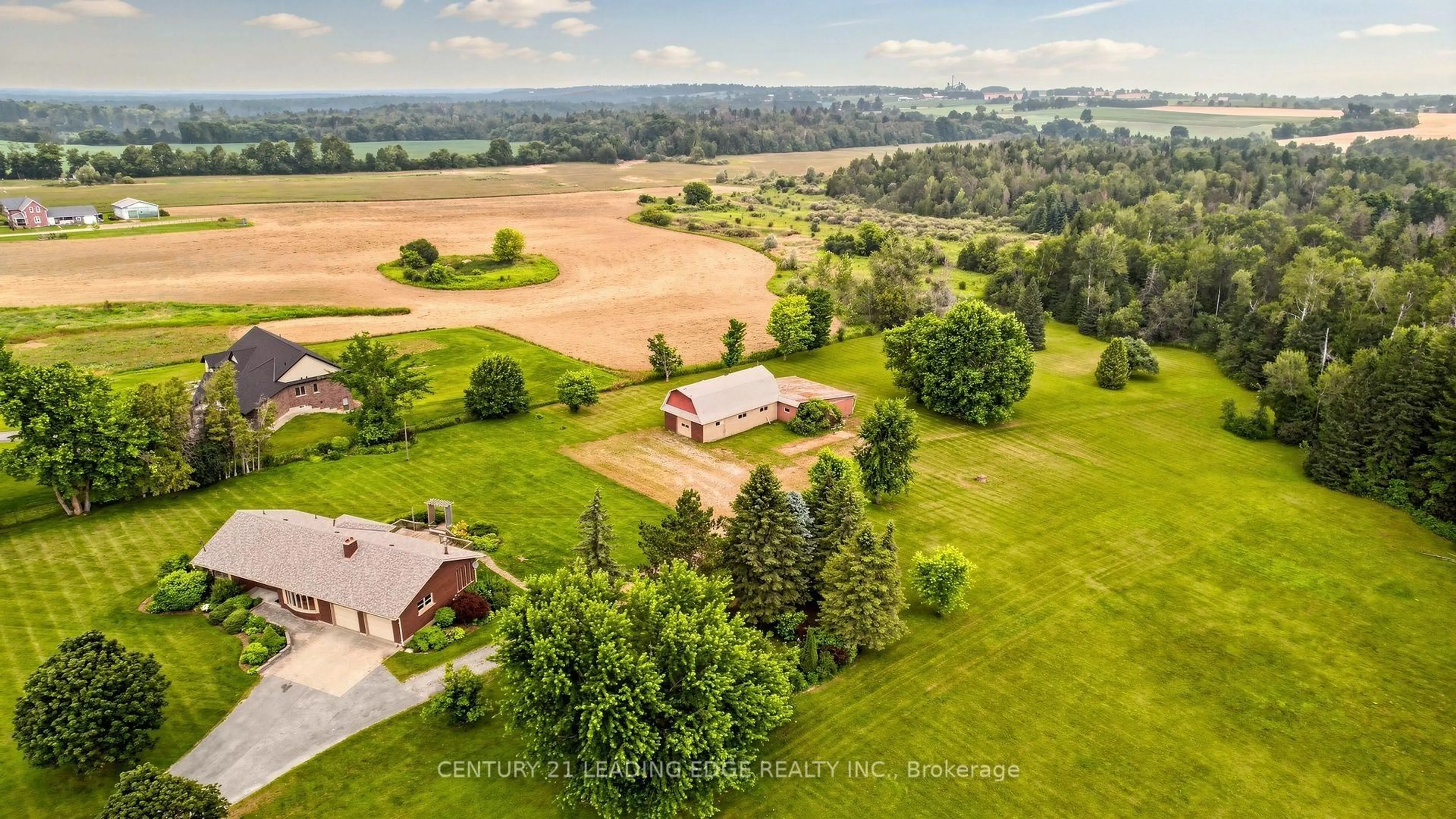 A pic from outside/outdoor area/front of a property/back of a property/a pic from drone, unknown for 12189 Regional Rd 39, Uxbridge Ontario L0E 1T0