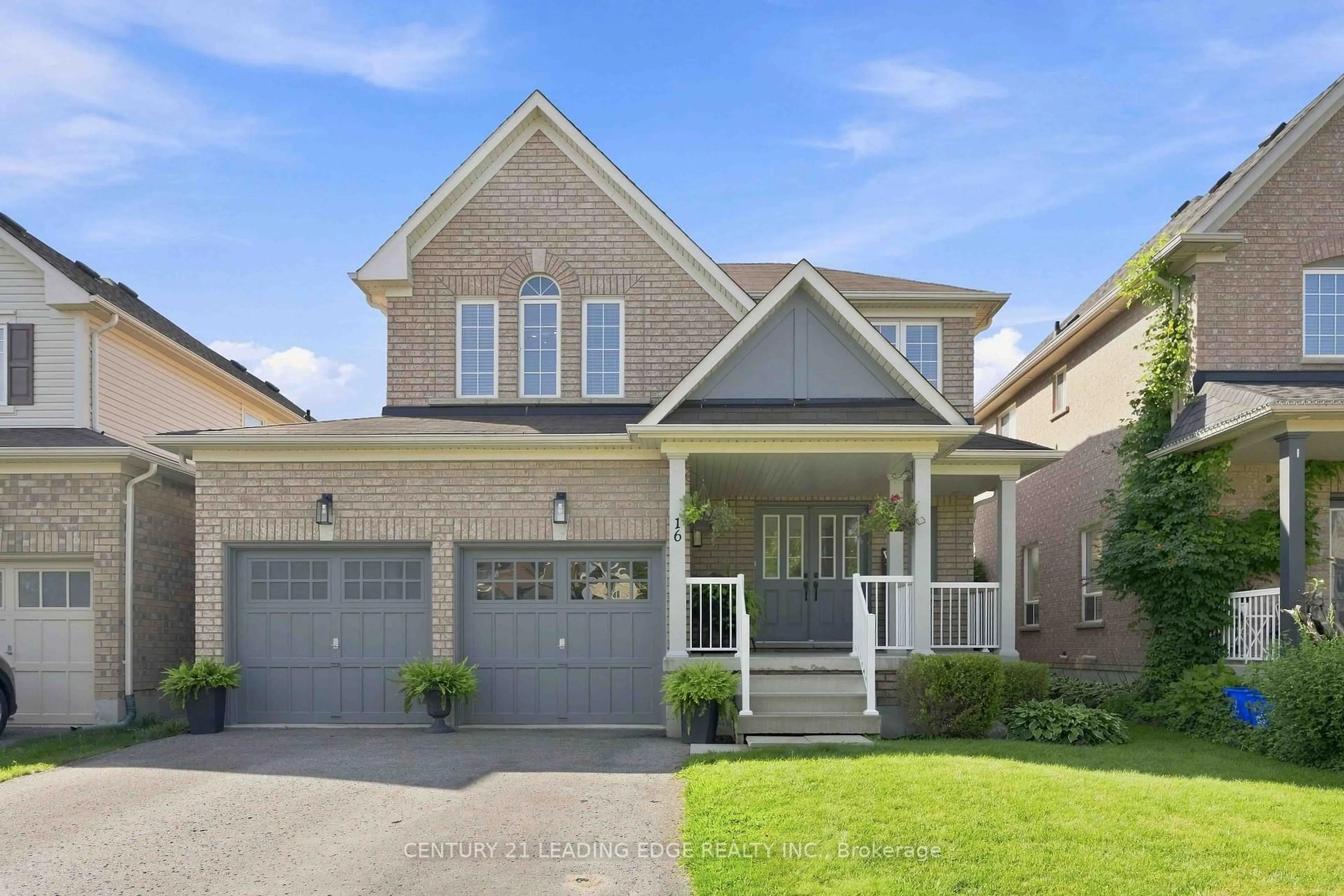 Home with brick exterior material, street for 16 Bolster Lane, Uxbridge Ontario L9P 2A3
