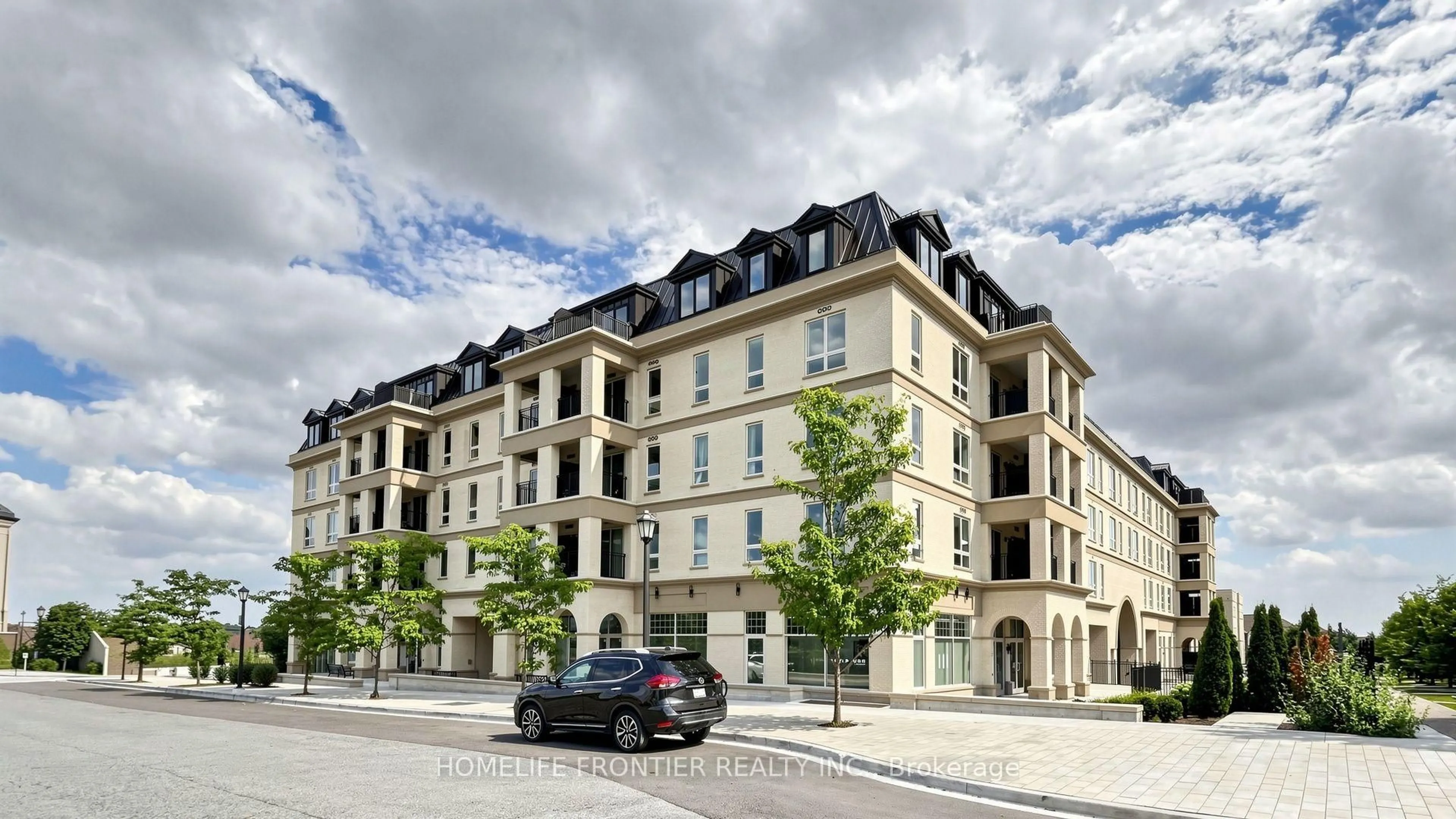 A pic from outside/outdoor area/front of a property/back of a property/a pic from drone, building for 101 Cathedral High St #104, Markham Ontario L6C 3L8