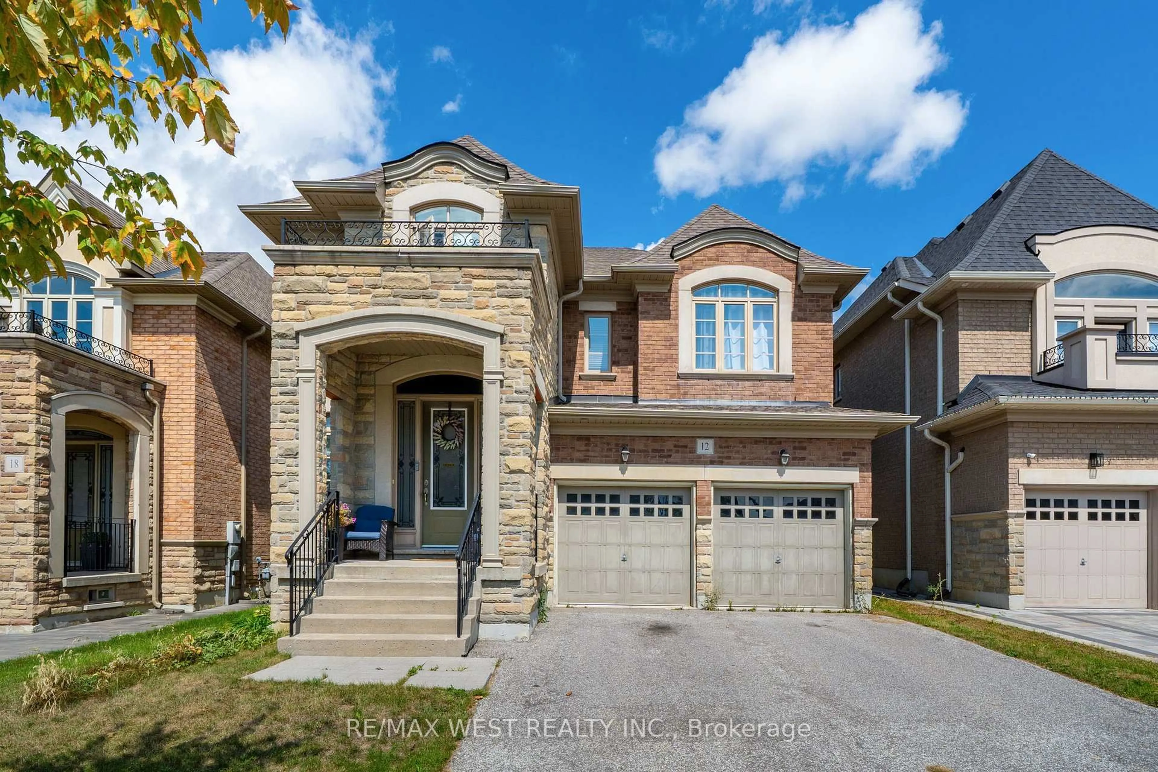 Home with brick exterior material, street for 12 Oldham St, Vaughan Ontario L4H 3N9