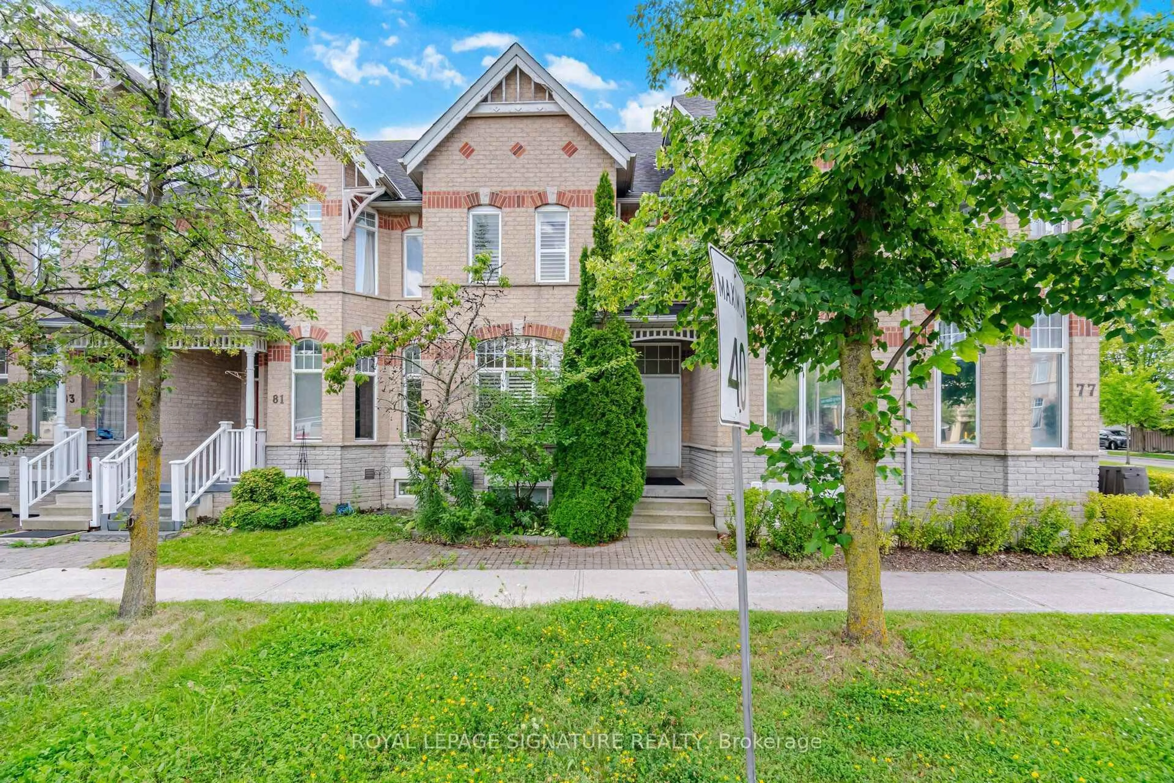 Home with brick exterior material, street for 79 Cornell Park Ave, Markham Ontario L6B 1B6