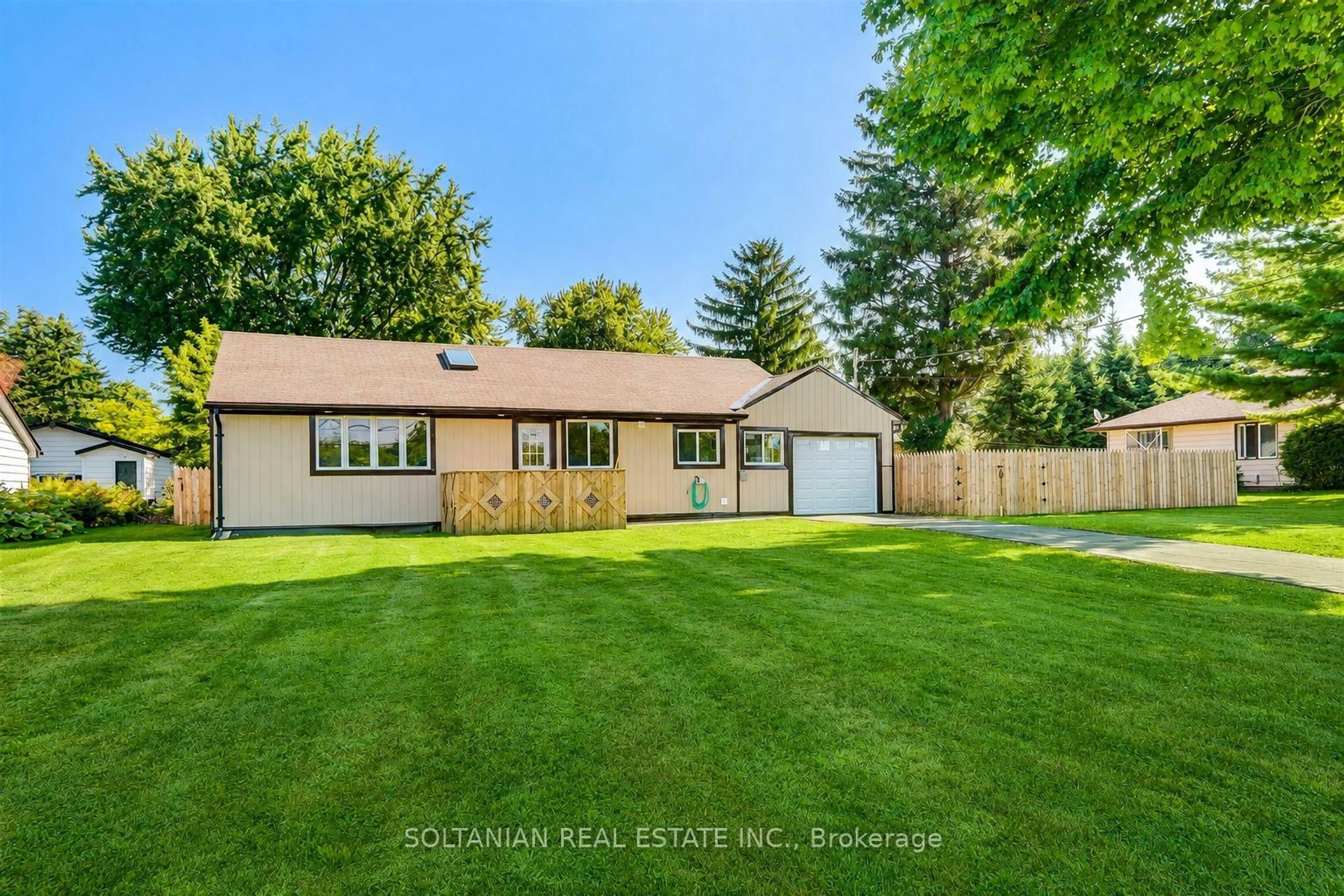 A pic from outside/outdoor area/front of a property/back of a property/a pic from drone, street for 92 Victoria Ave, Brock Ontario L0K 1A0
