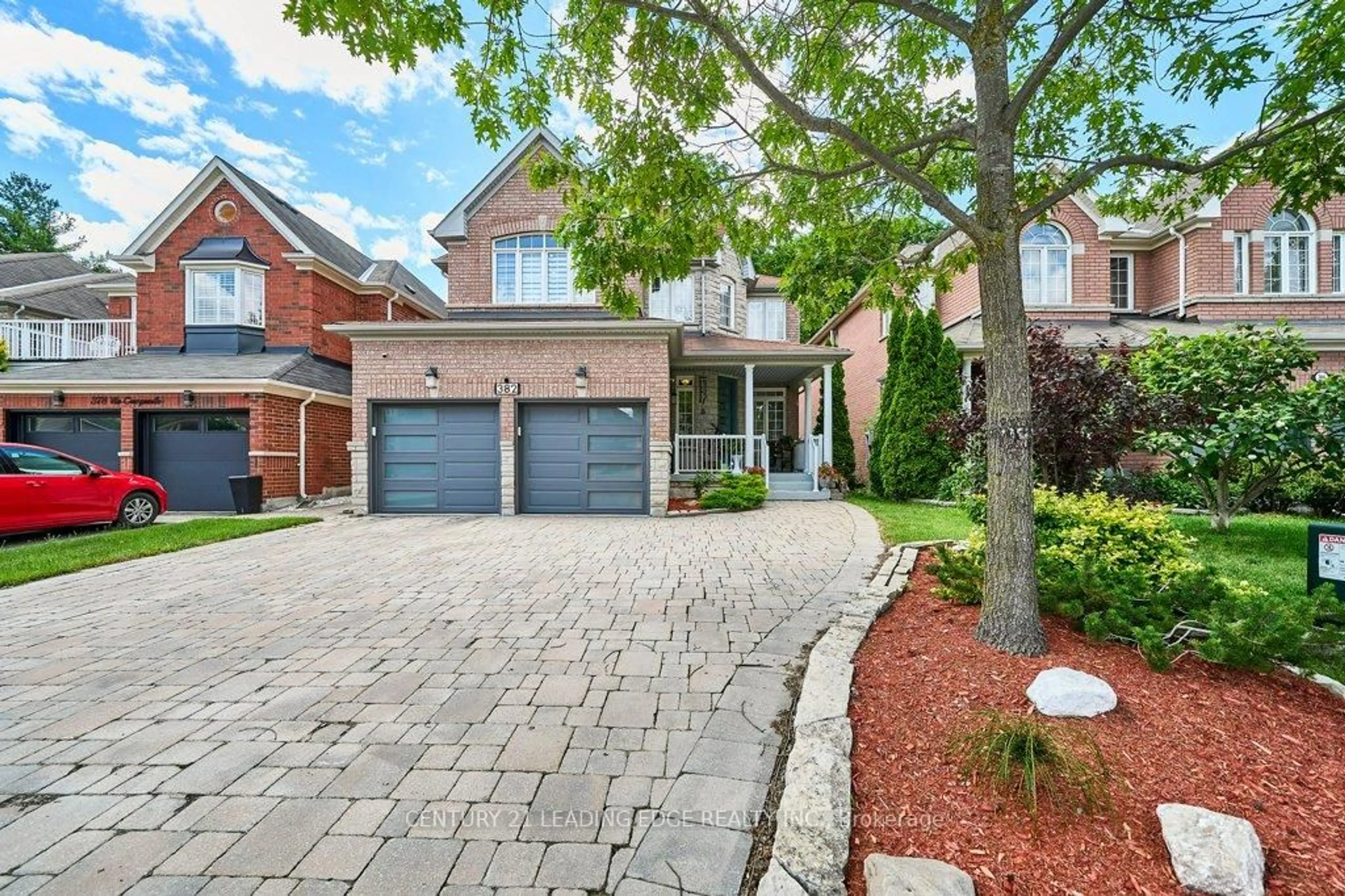 Home with brick exterior material, street for 382 Via Campanile, Vaughan Ontario L4H 0N6