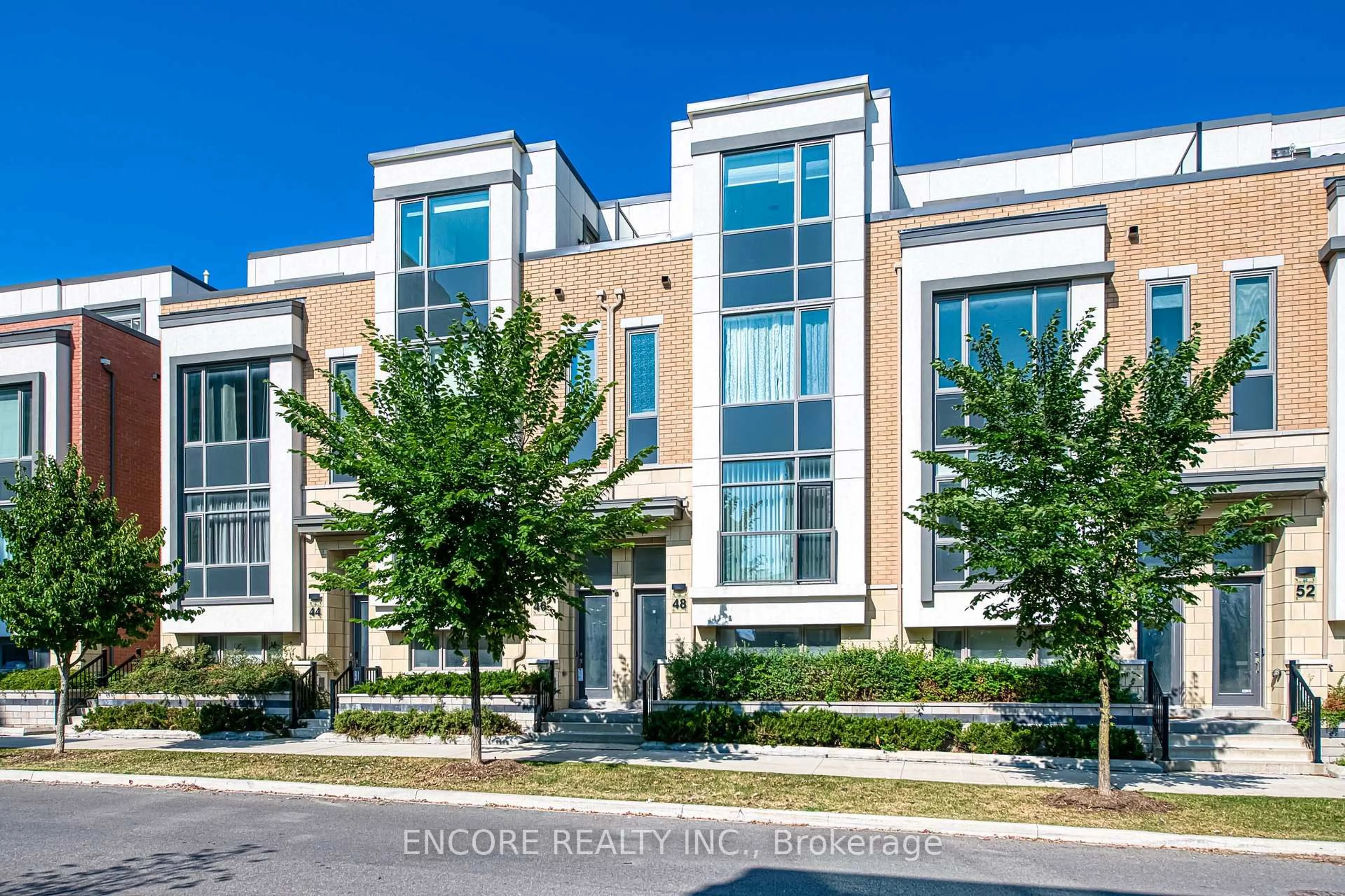 Home with brick exterior material, street for 48 William Saville St, Markham Ontario L3R 9S3