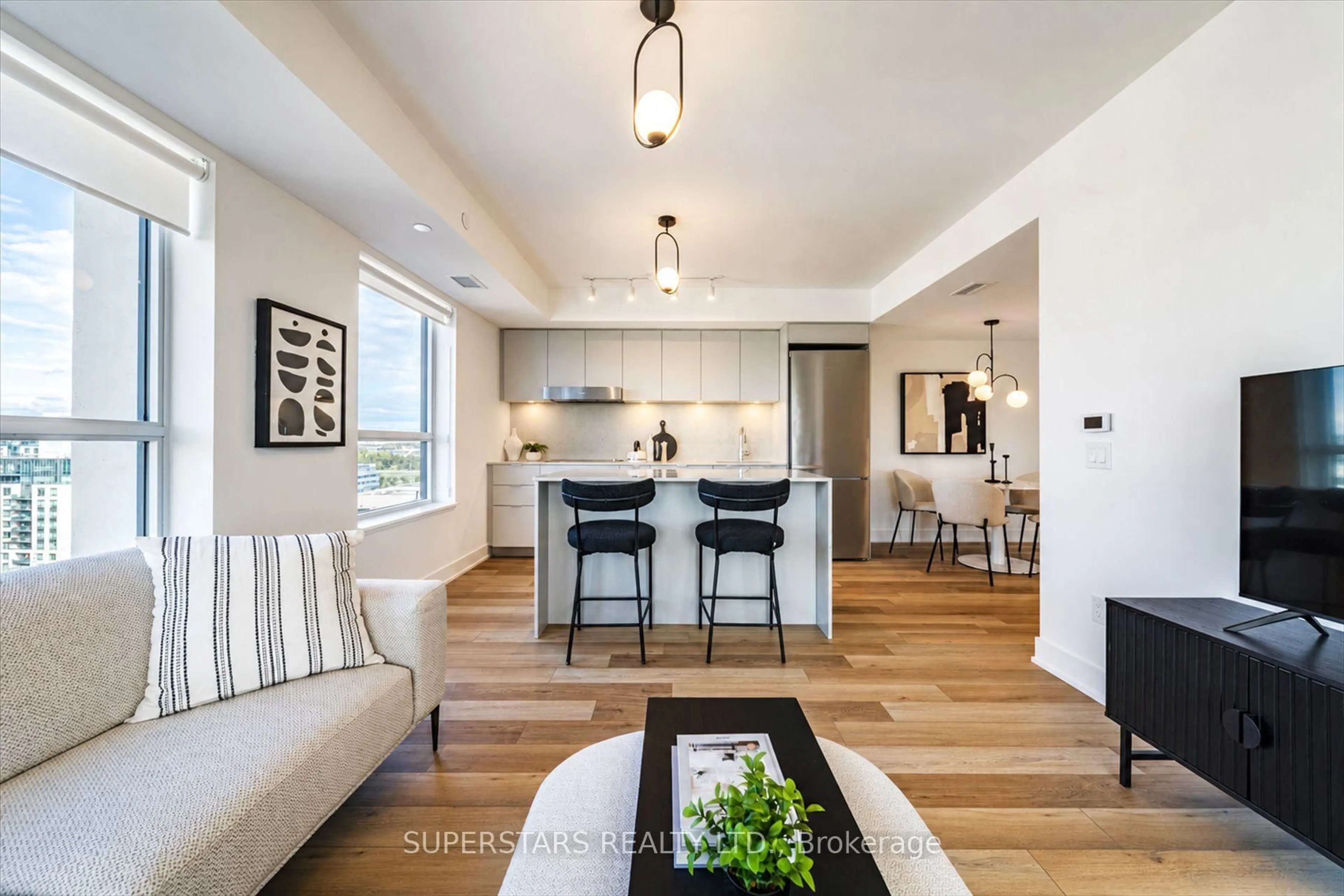 Open concept kitchen, unknown for 8 Cedarland Dr #1605, Markham Ontario L6G 0H4