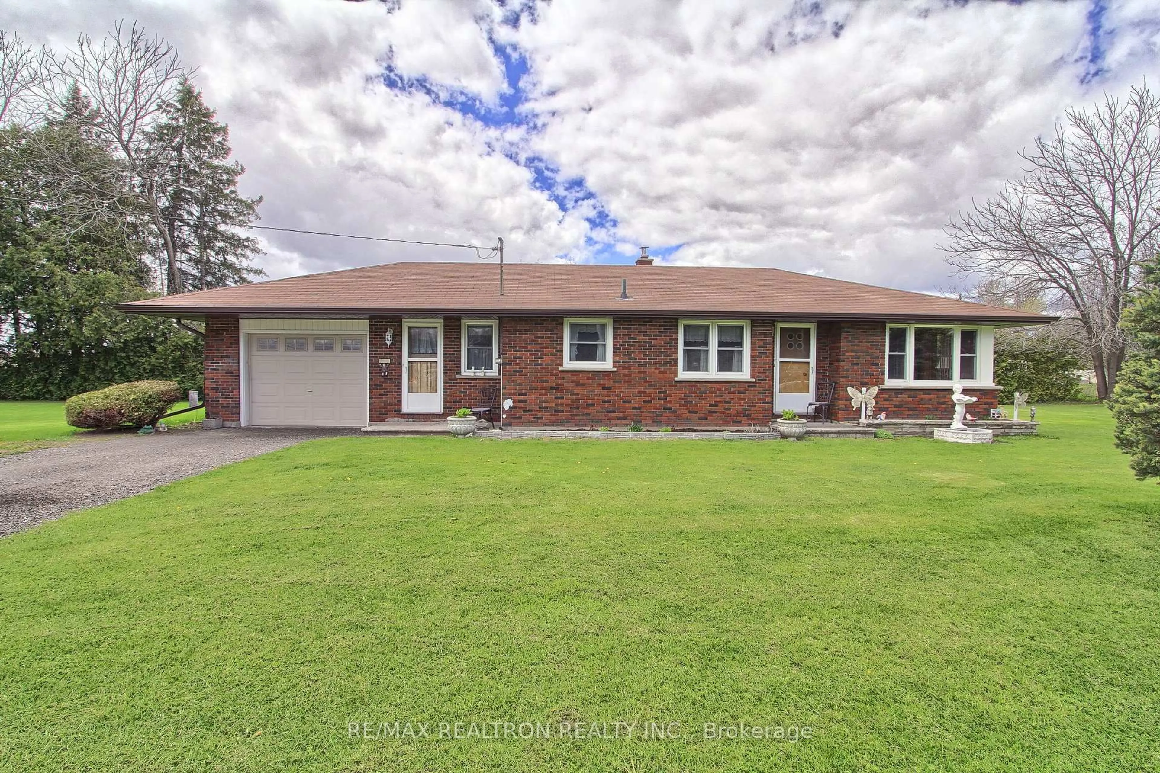 Home with brick exterior material, street for 24342 Highway 48, Georgina Ontario L0E 1A0