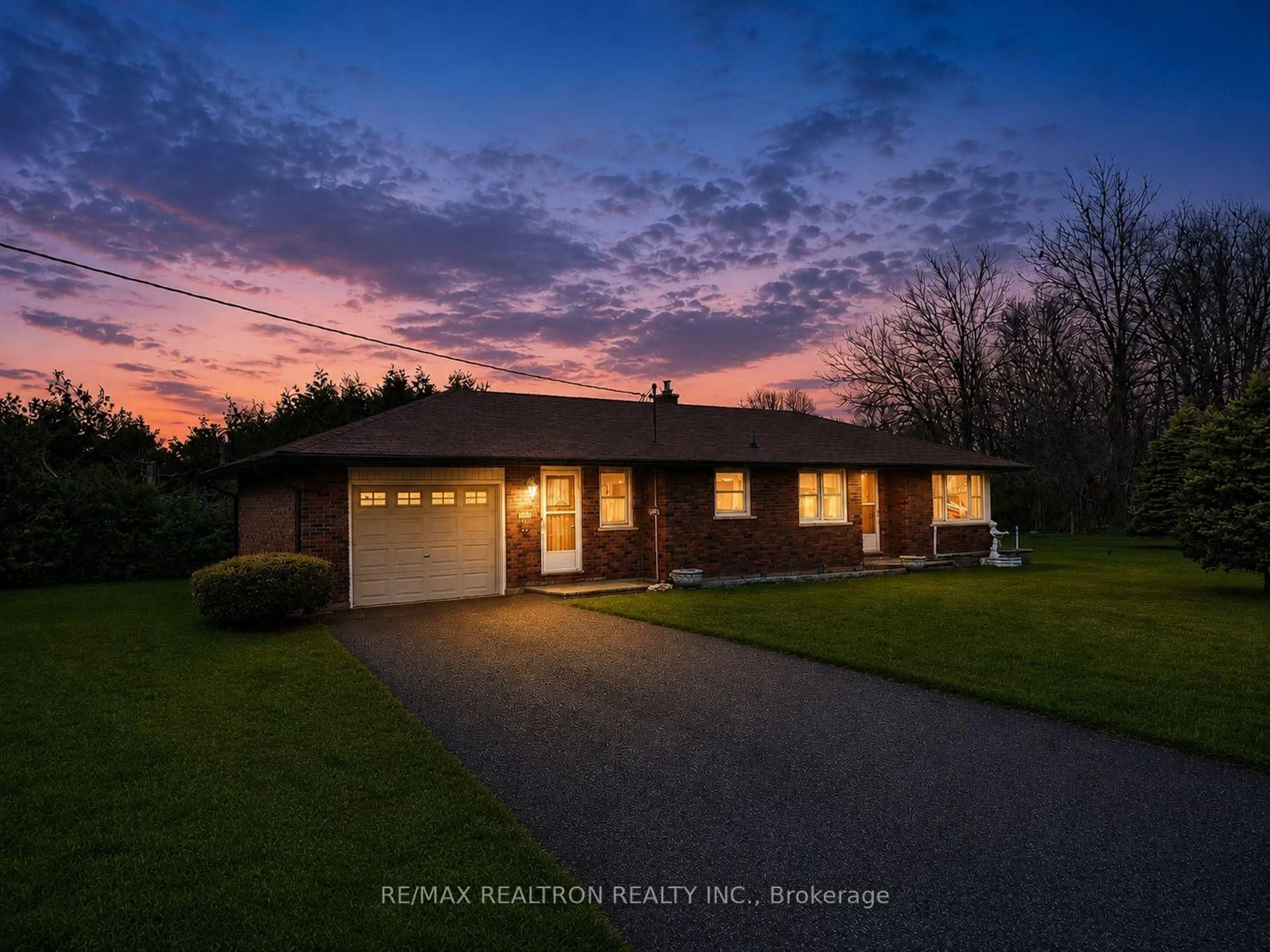 A pic from outside/outdoor area/front of a property/back of a property/a pic from drone, unknown for 24342 Highway 48, Georgina Ontario L0E 1A0