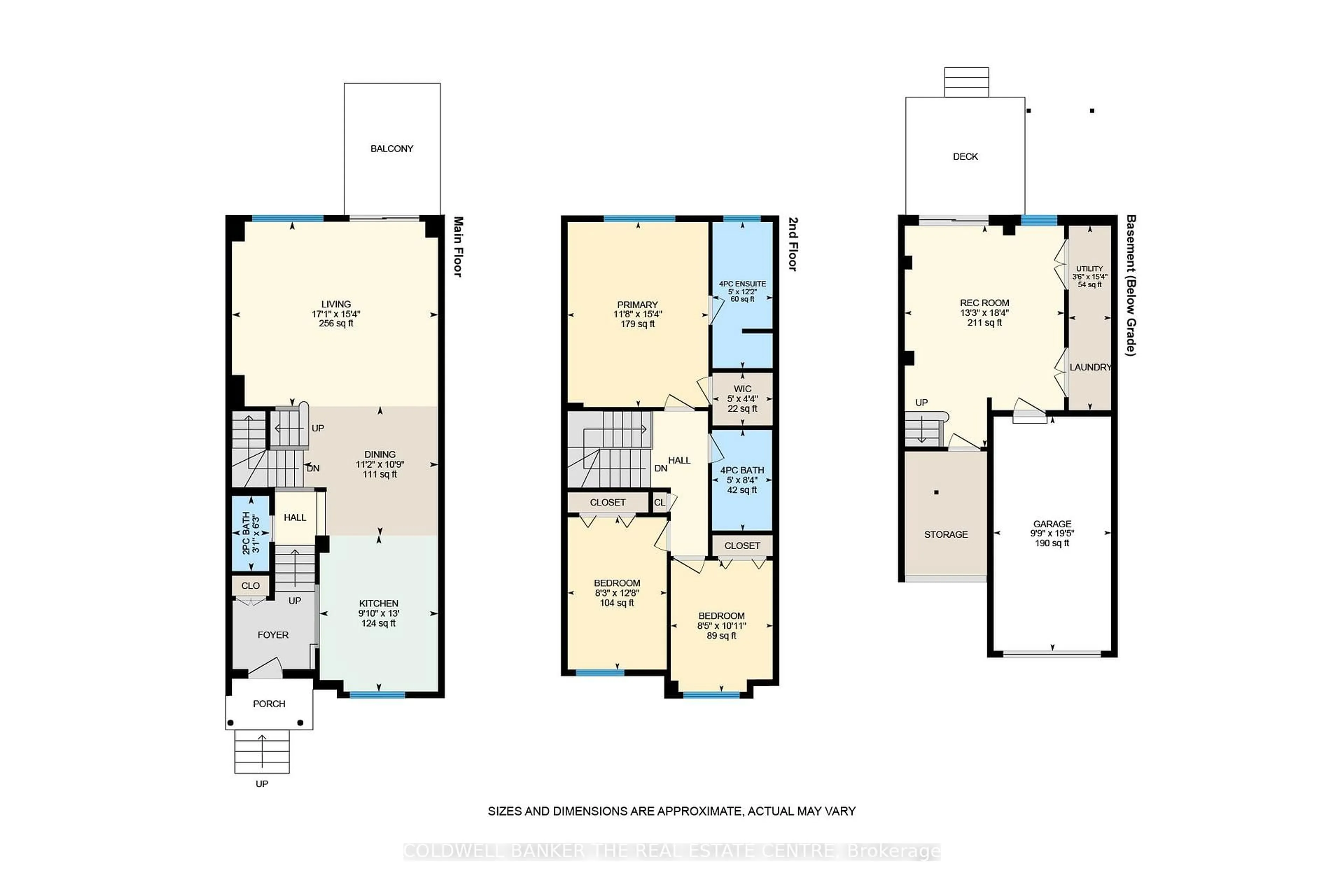 Floor plan for 370 Doak Lane, Newmarket Ontario L3Y 0A8
