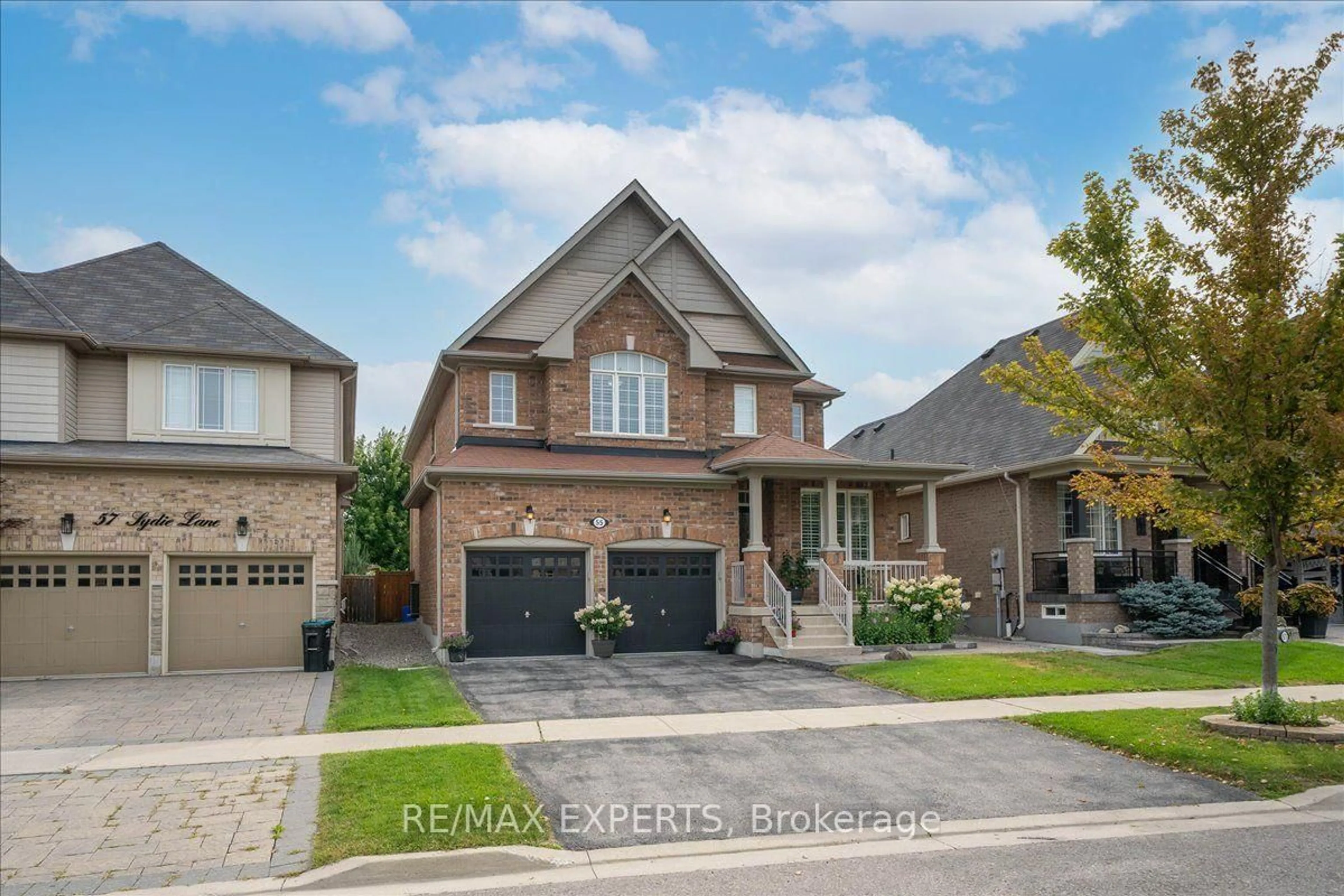 Home with brick exterior material, street for 55 Sydie Lane, New Tecumseth Ontario L0G 1W0