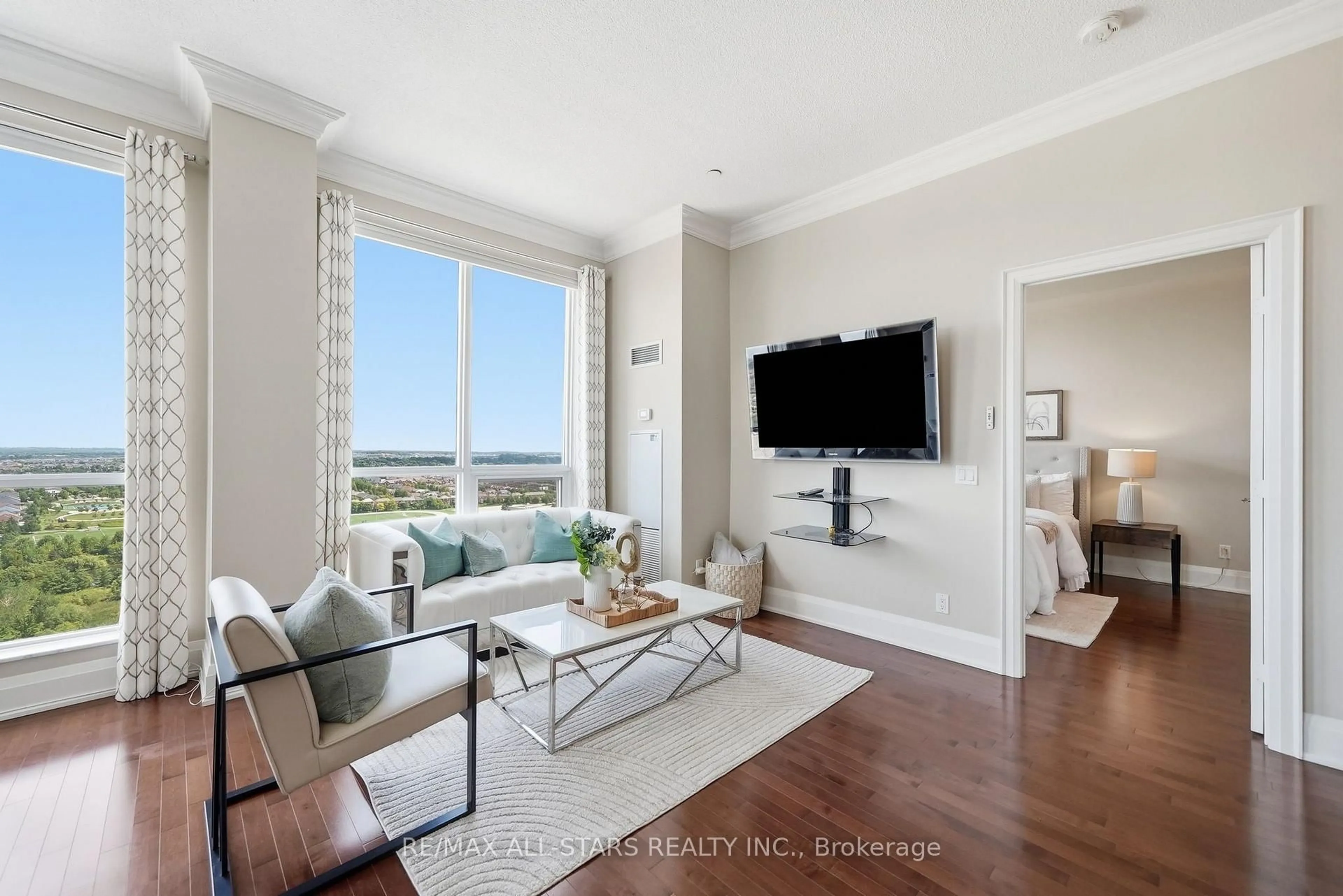Living room with furniture, unknown for 9500 Markham Rd #UP07, Markham Ontario L6E 0N6