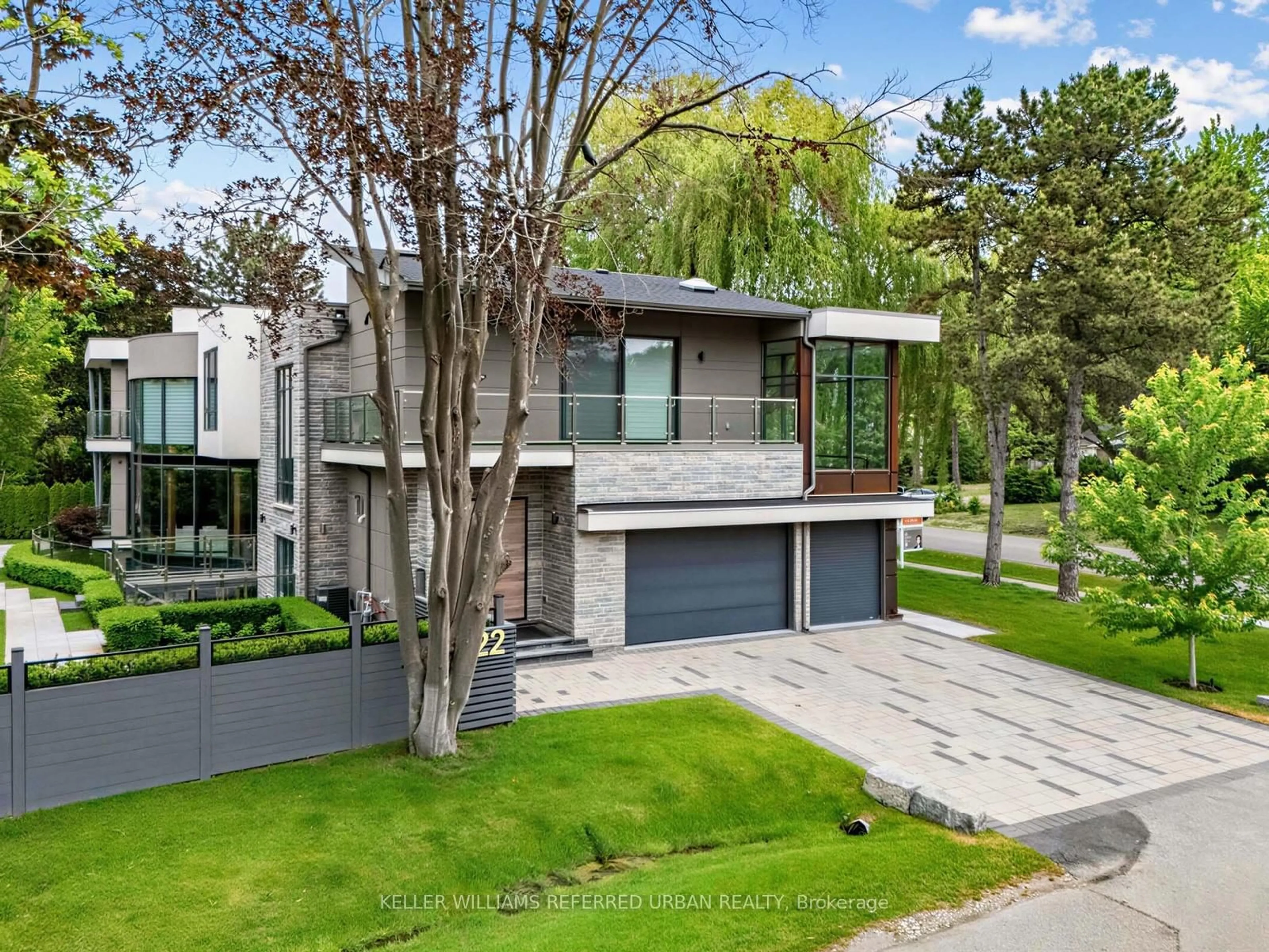 Home with brick exterior material, street for 22 Hammok Cres, Markham Ontario L3T 2W9