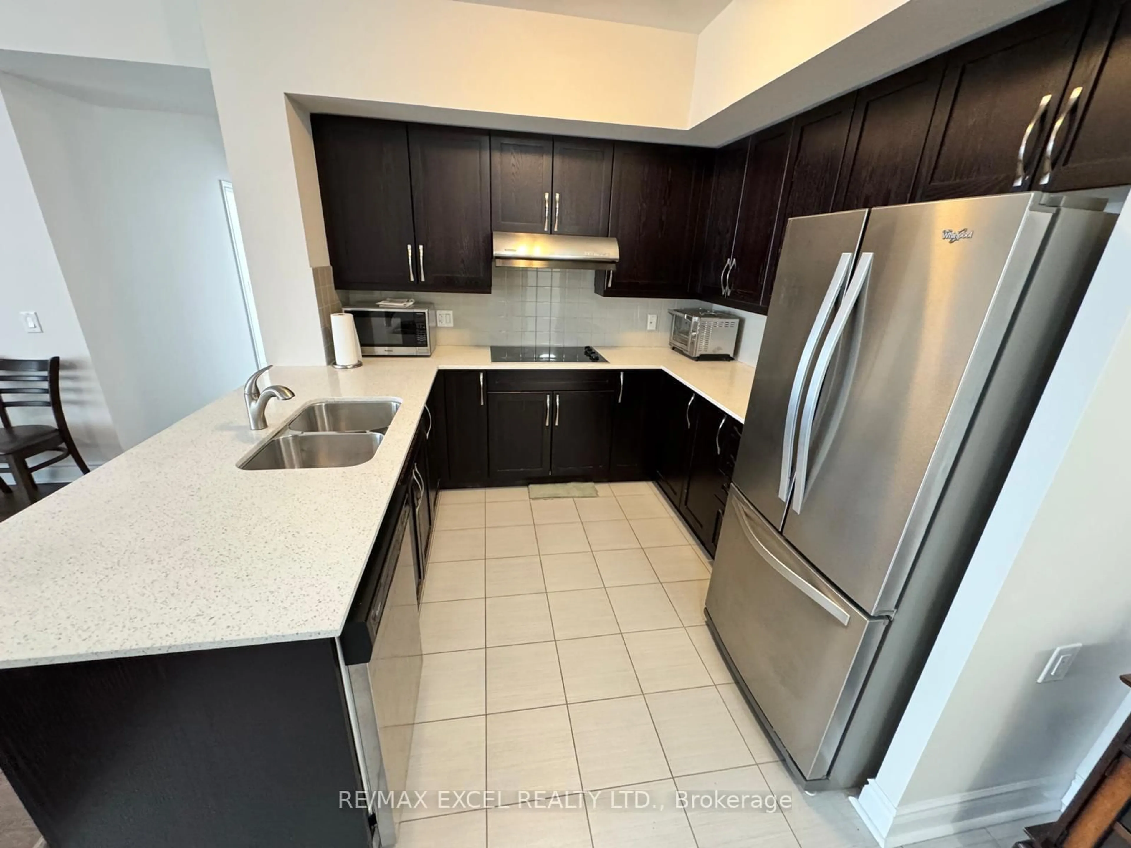 Standard kitchen, ceramic/tile floor for 1 Sun Yat Sen Ave #257, Markham Ontario L3R 5K9