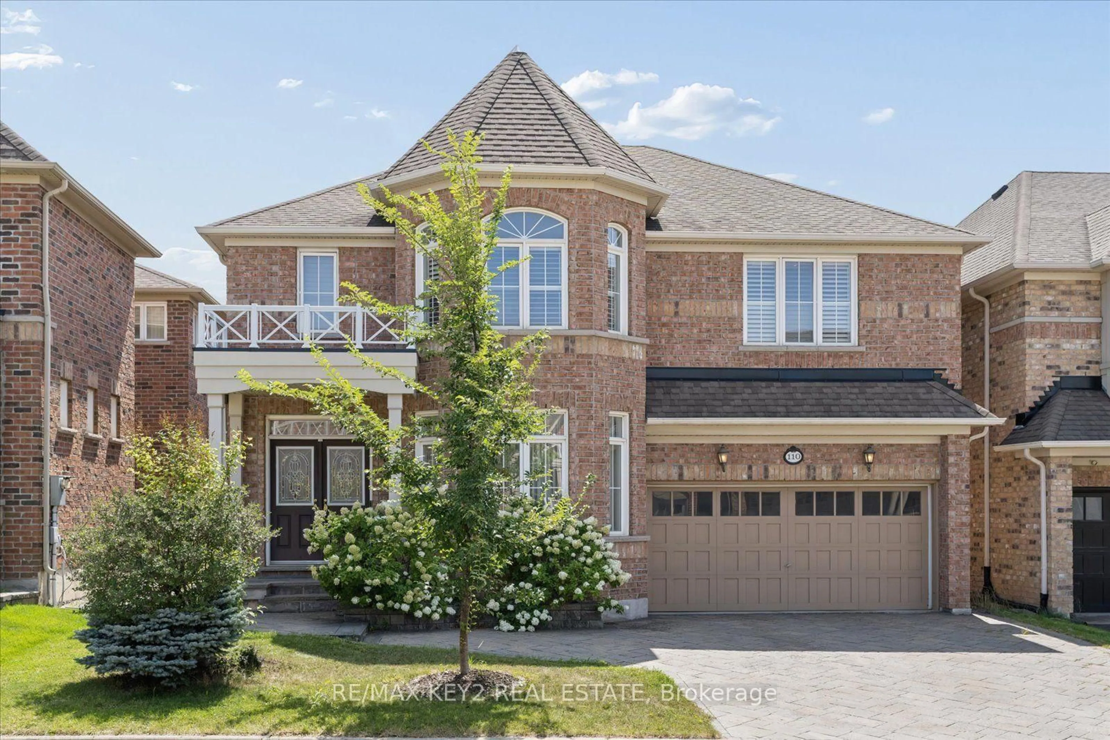 Home with brick exterior material, street for 110 Walter Scott Cres, Markham Ontario L6C 0E9