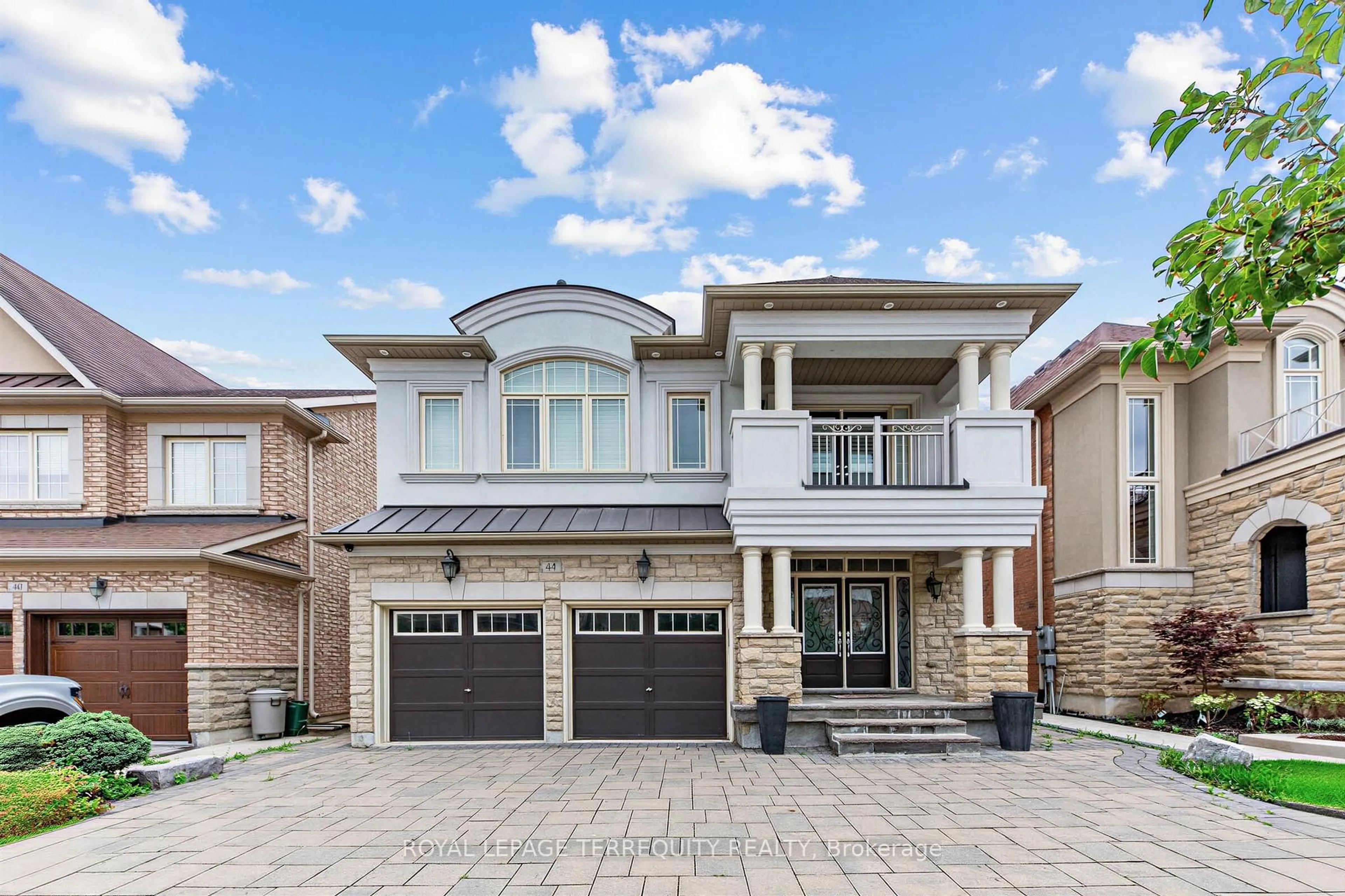 Home with brick exterior material, street for 44 Headwind Blvd, Vaughan Ontario L4H 3R9