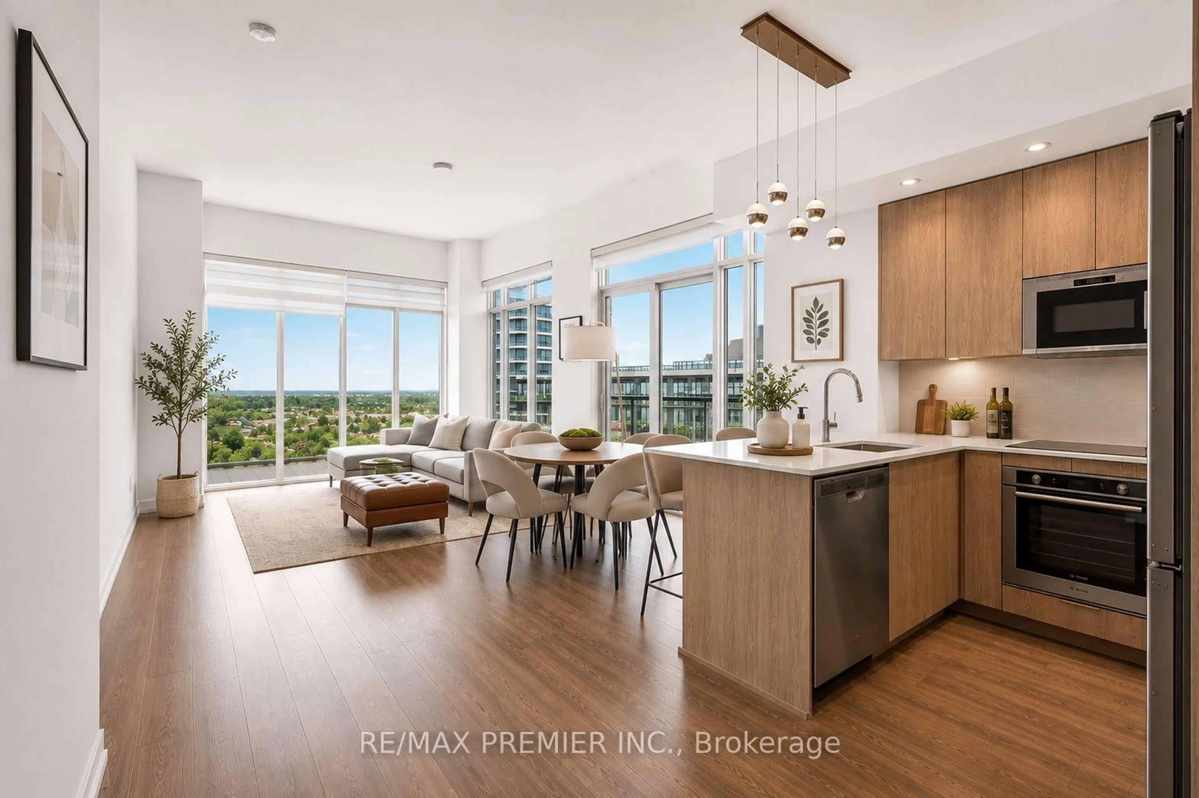 Open concept kitchen, unknown for 99 Eagle Rock Way ##1012, Vaughan Ontario L6A 5A7