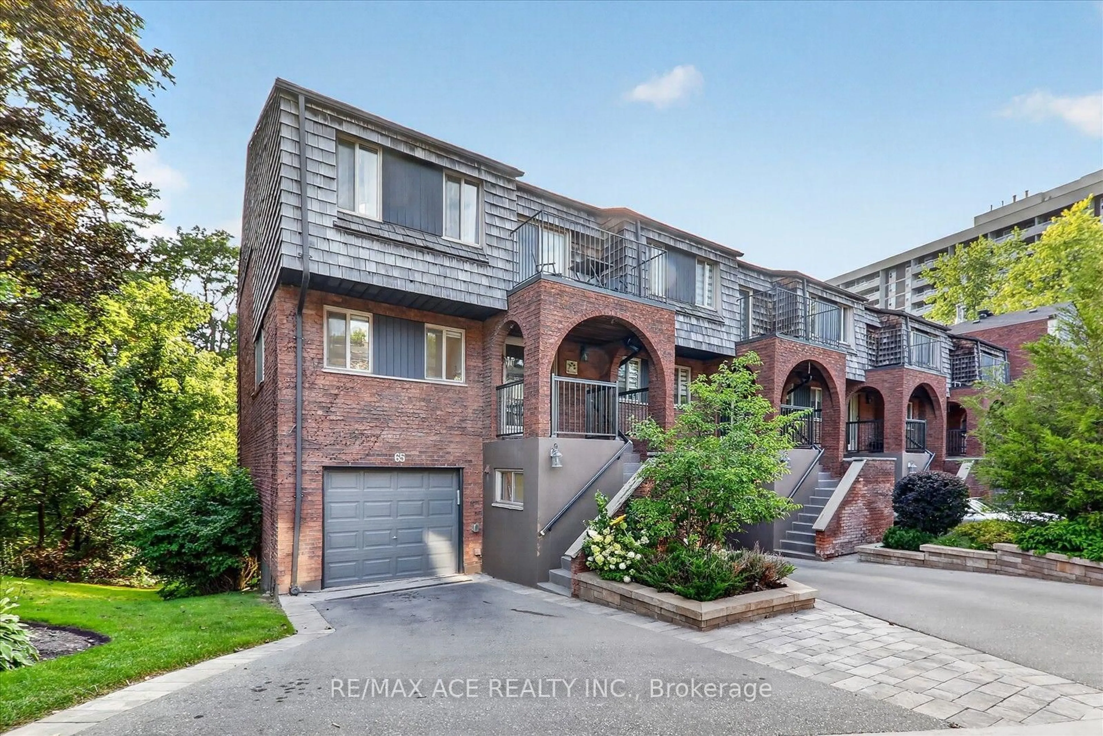 Home with brick exterior material, street for 65 Cricklewood Cres, Markham Ontario L3T 4T8