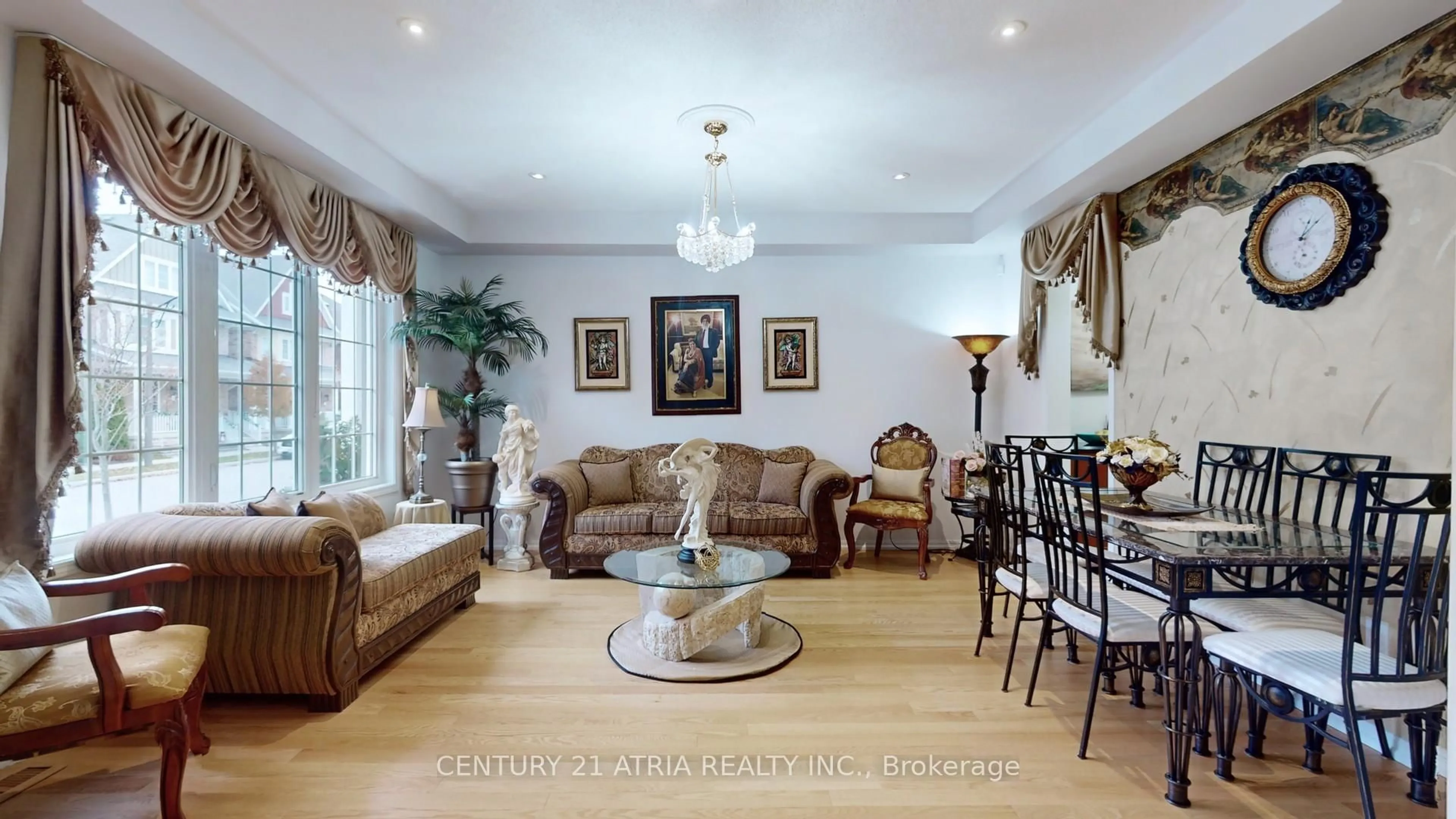Living room with furniture, unknown for 69 Diamond Jubilee Dr, Markham Ontario L6B 0Y5