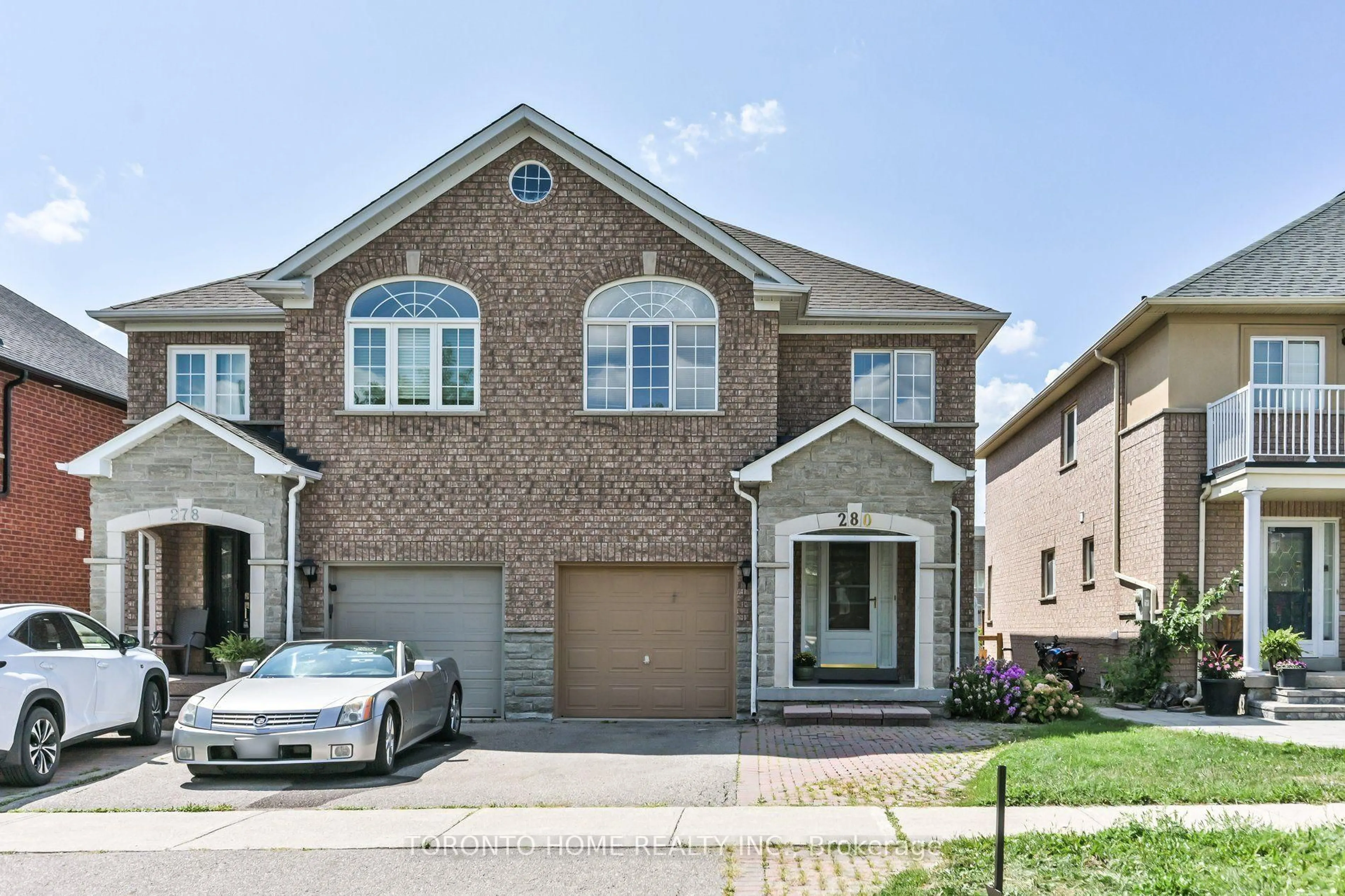 Home with brick exterior material, street for 280 Monte Carlo Dr, Vaughan Ontario L4H 1R2