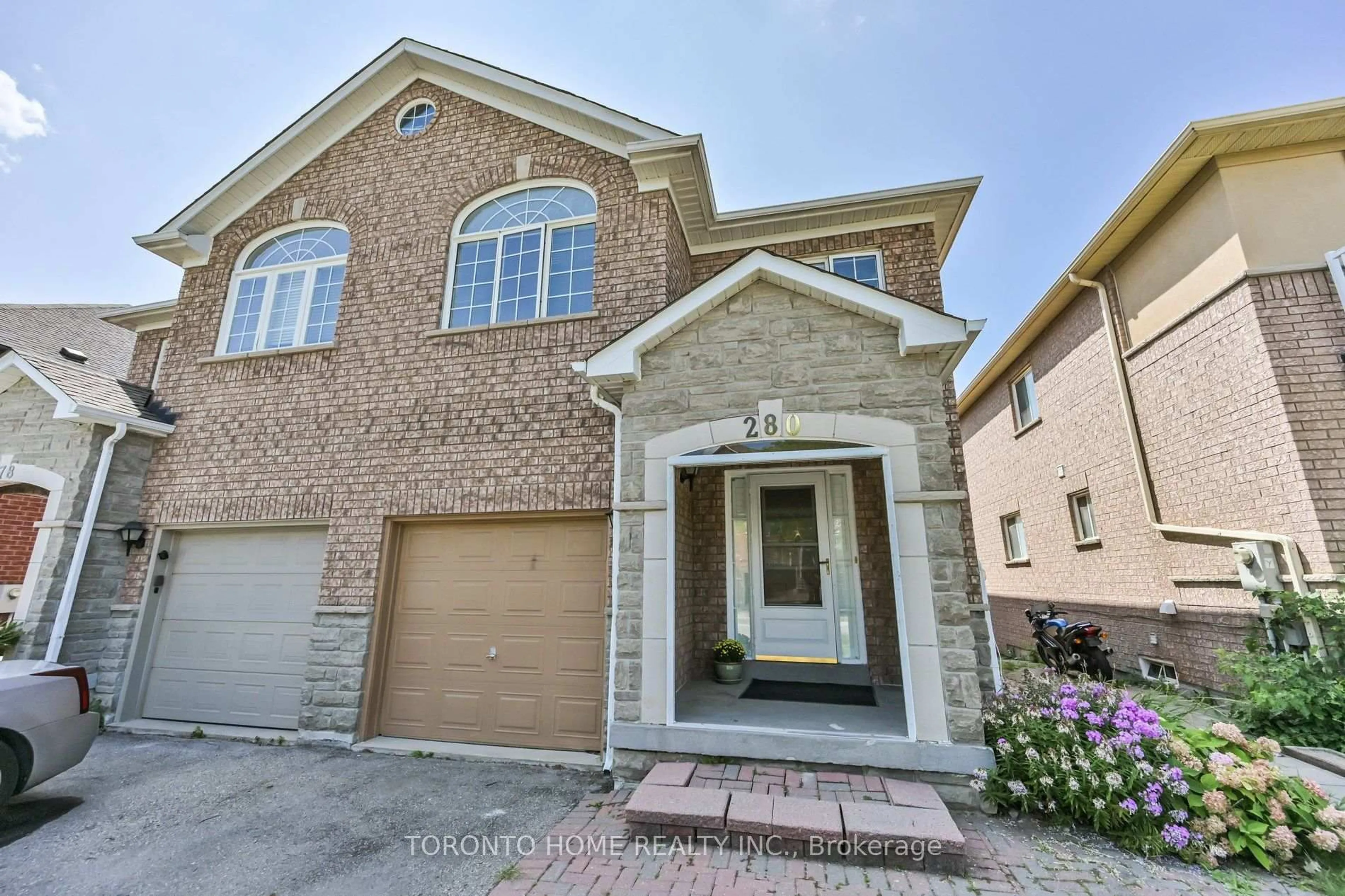 Home with brick exterior material, street for 280 Monte Carlo Dr, Vaughan Ontario L4H 1R2