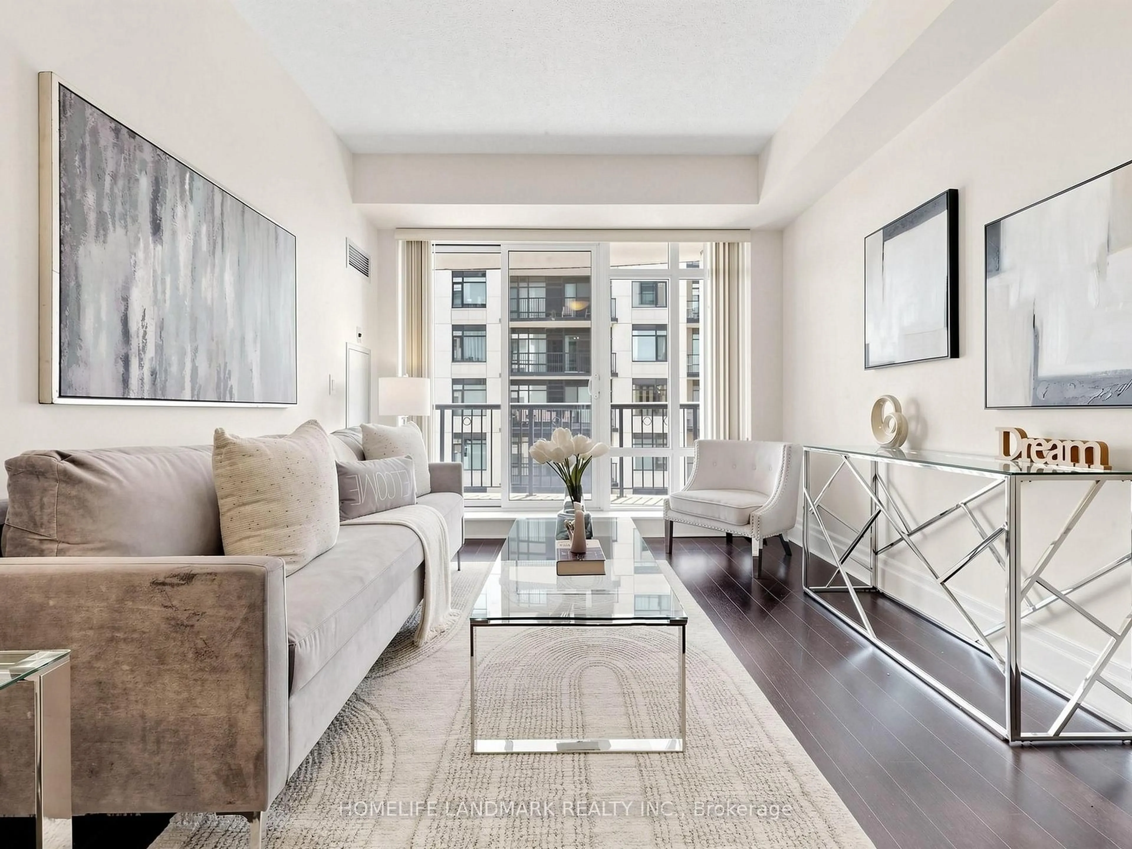 Living room with furniture, unknown for 131 Upper Duke Cres #513, Markham Ontario L6G 0C9
