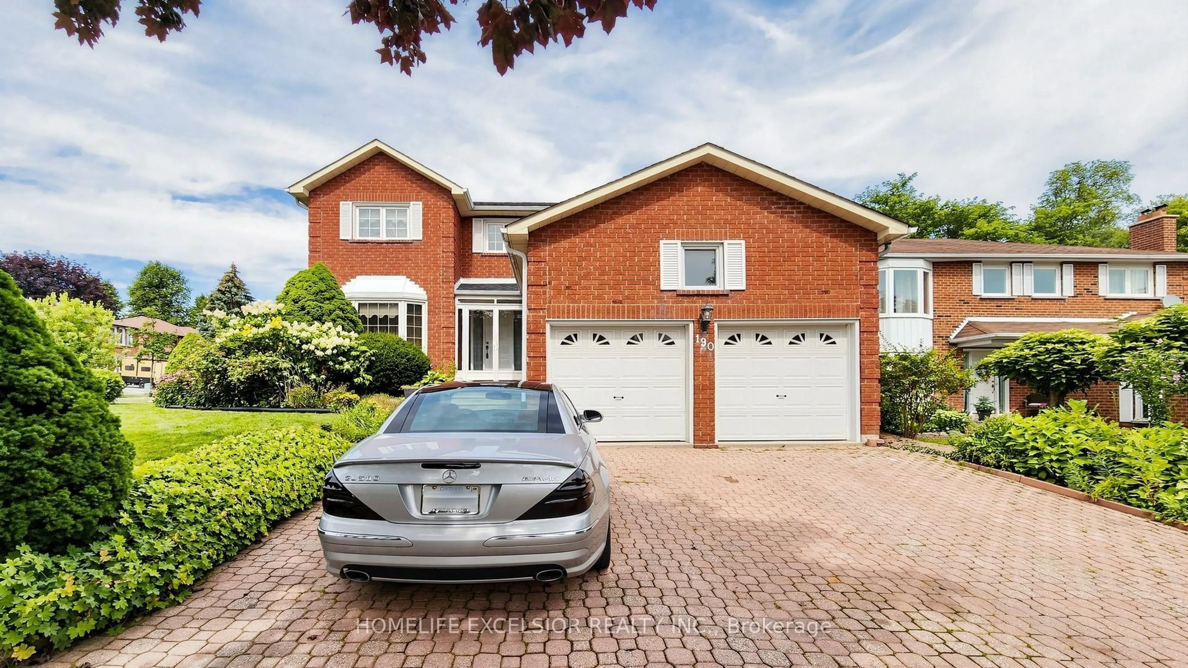 Home with brick exterior material, street for 190 Raymerville Dr, Markham Ontario L3P 6S8