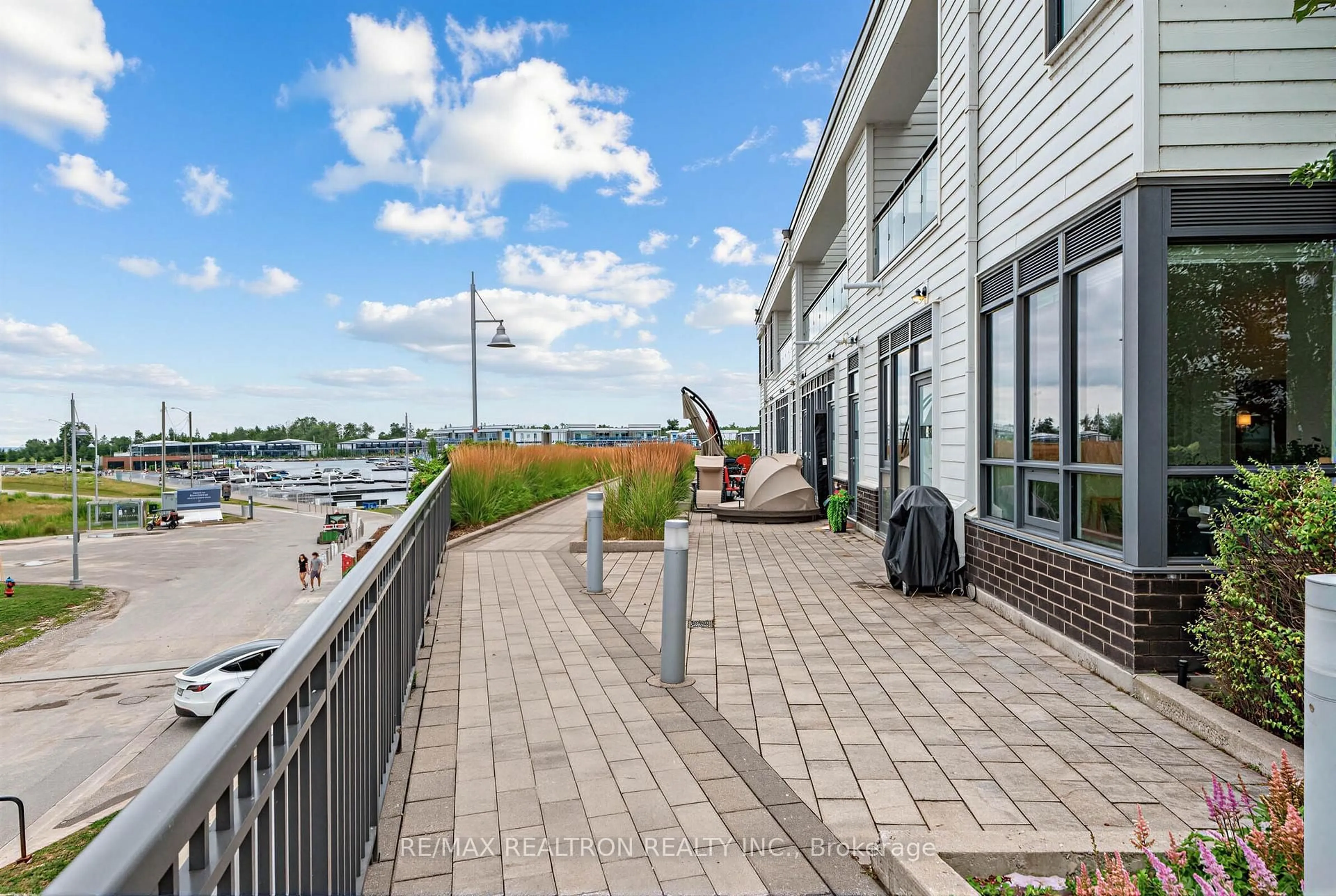 Patio, water/lake/river/ocean view for 233 Broward Way #8, Innisfil Ontario L9S 0M5
