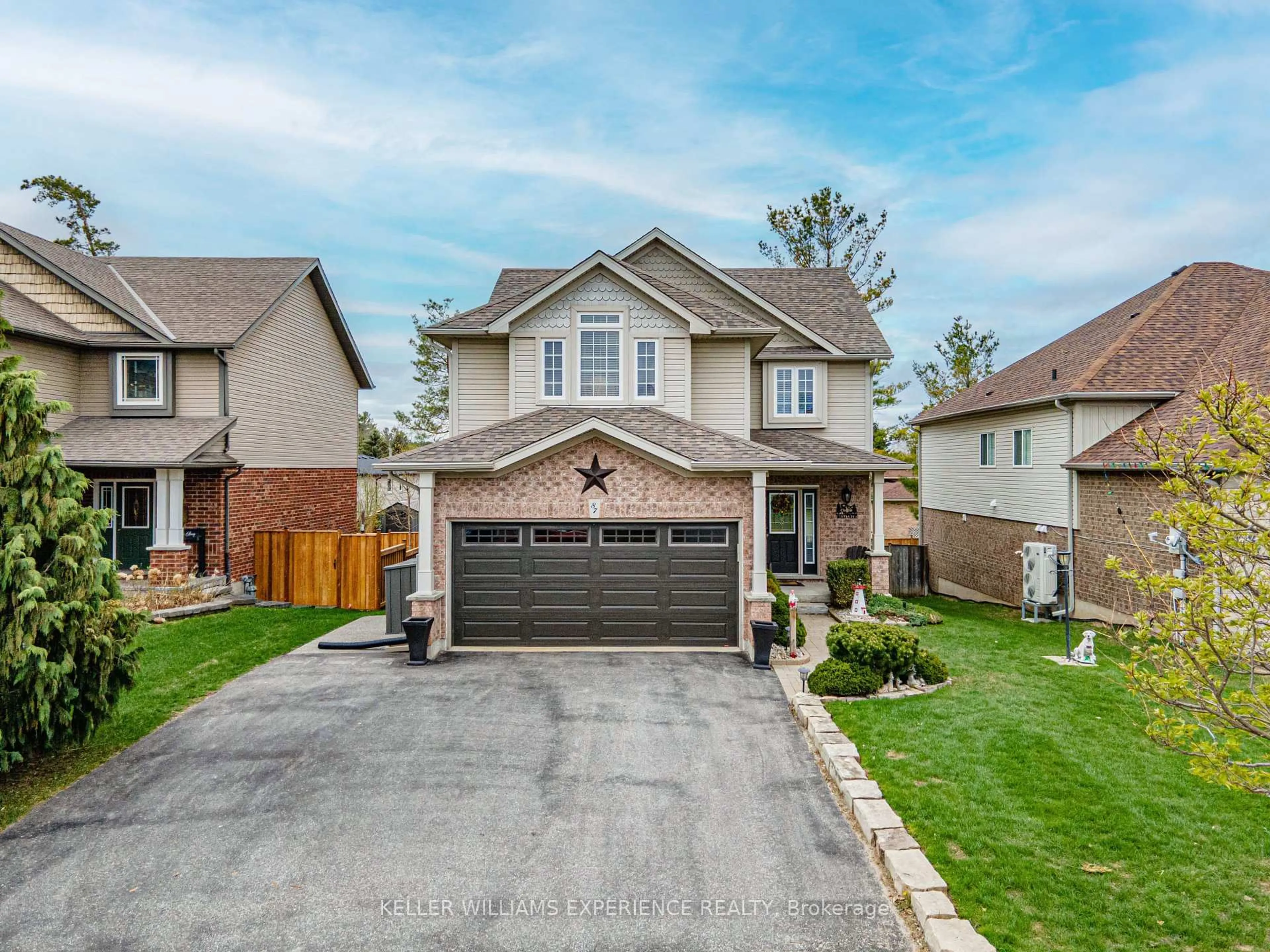 Home with brick exterior material, street for 87 Armeda Clow Cres, Essa Ontario L3W 0H6