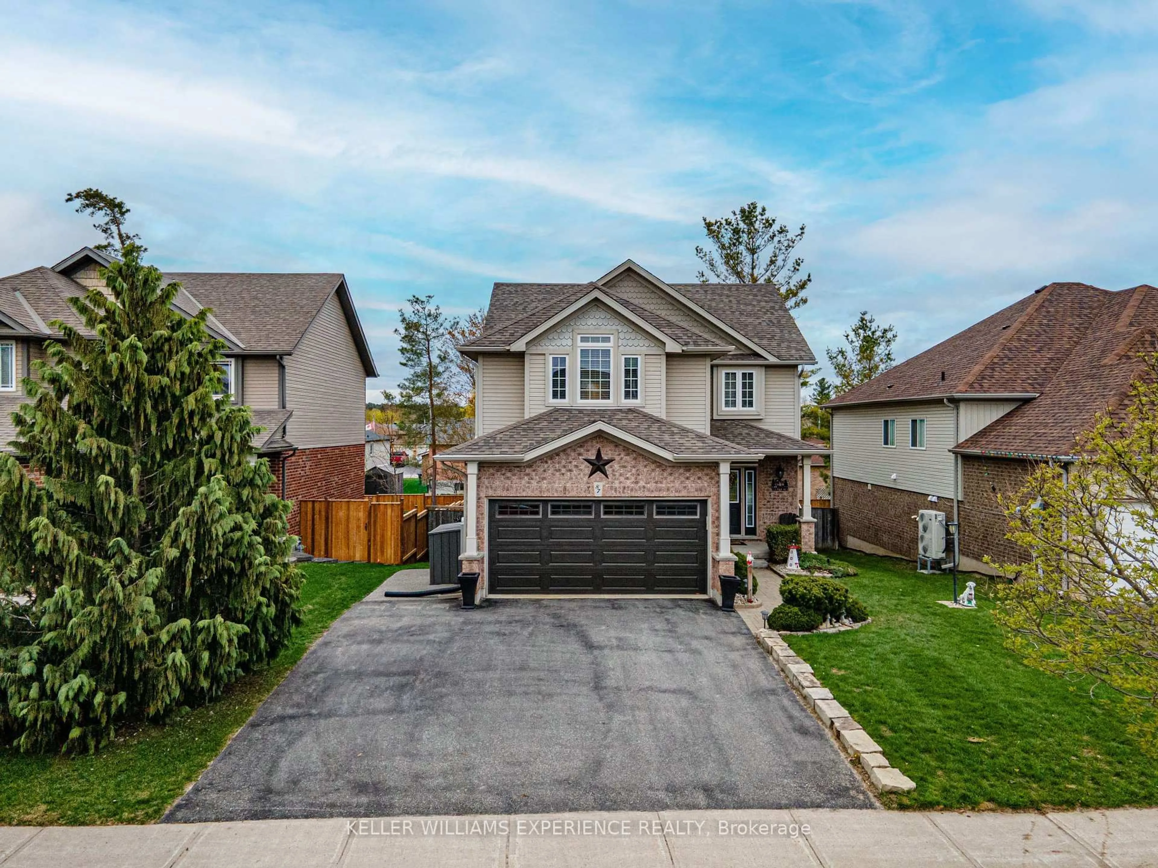 Home with brick exterior material, street for 87 Armeda Clow Cres, Essa Ontario L3W 0H6