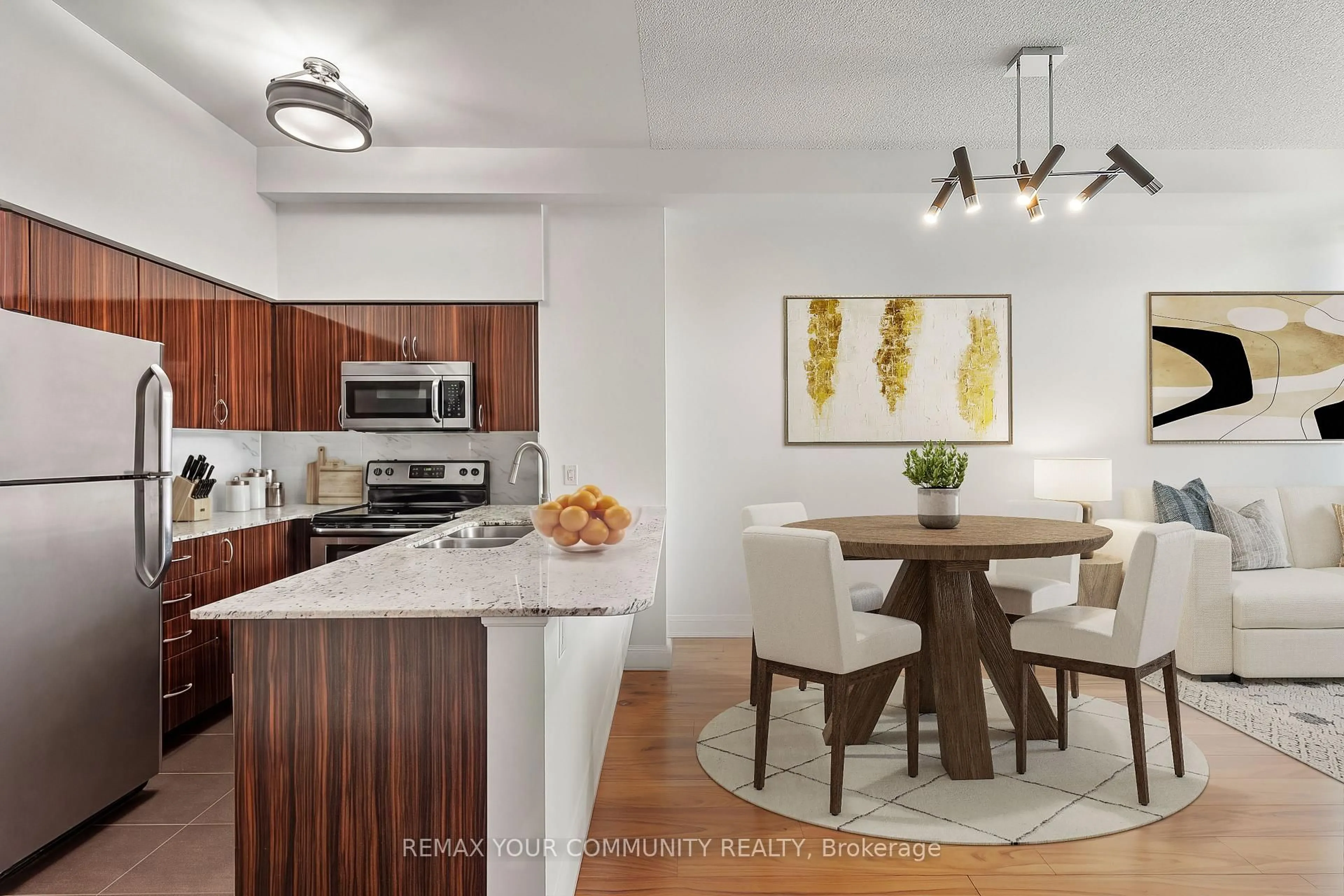 Open concept kitchen, unknown for 4700 Highway 7 #205, Vaughan Ontario L4L 0B4