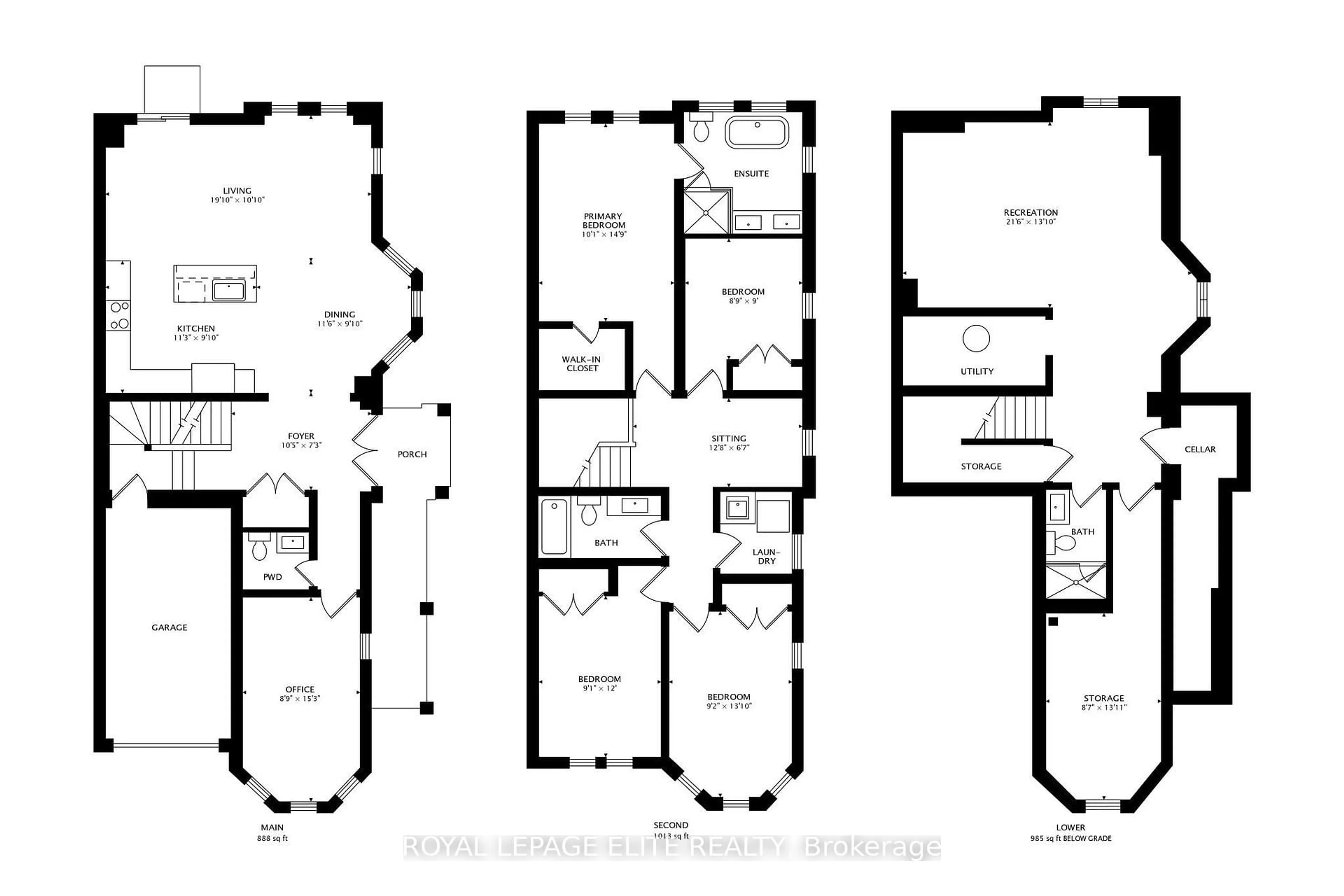 Floor plan for 7 Dennison St, King Ontario L7B 1G2