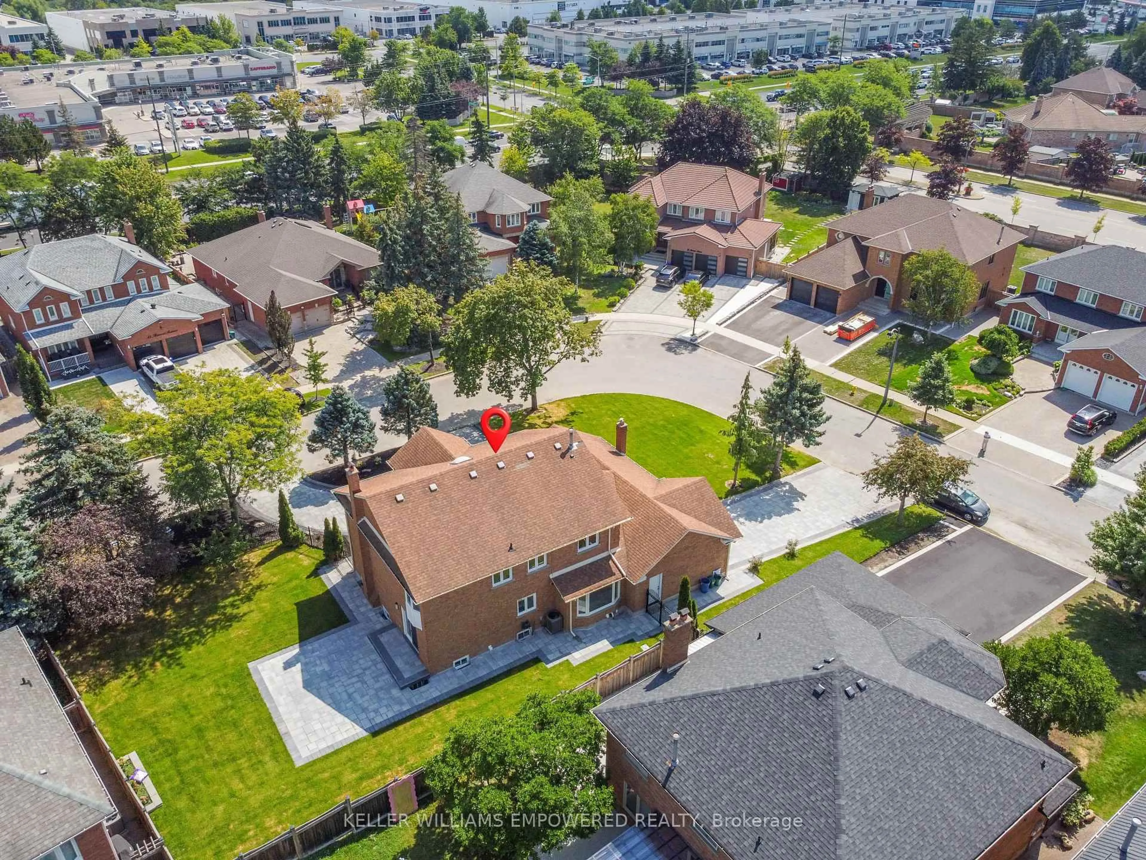 A pic from outside/outdoor area/front of a property/back of a property/a pic from drone, city buildings view from balcony for 24 Marconi Ave, Vaughan Ontario L4L 7A5