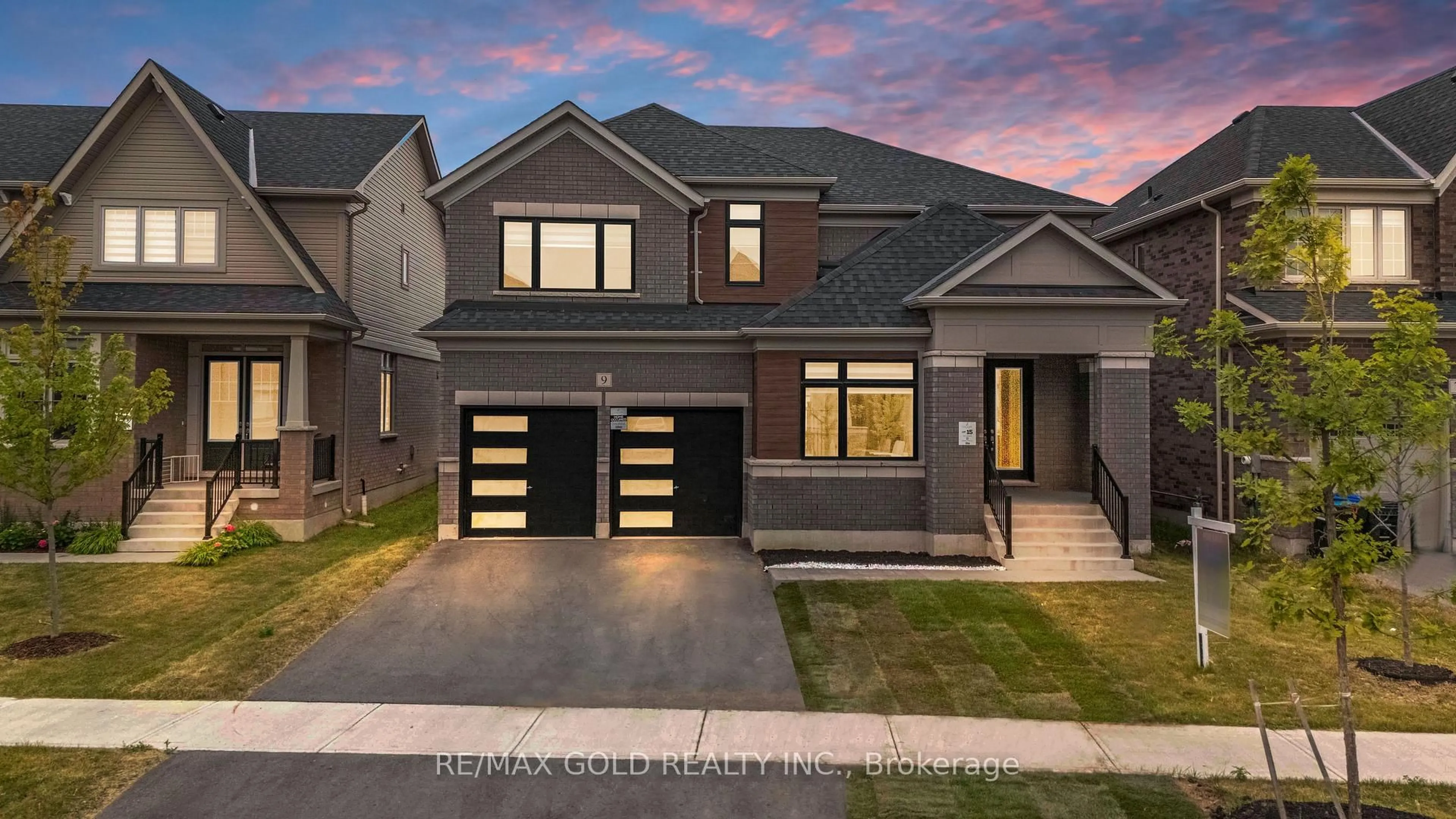 Home with brick exterior material, street for 9 Sandhill Cres, Adjala-Tosorontio Ontario L0G 1W0