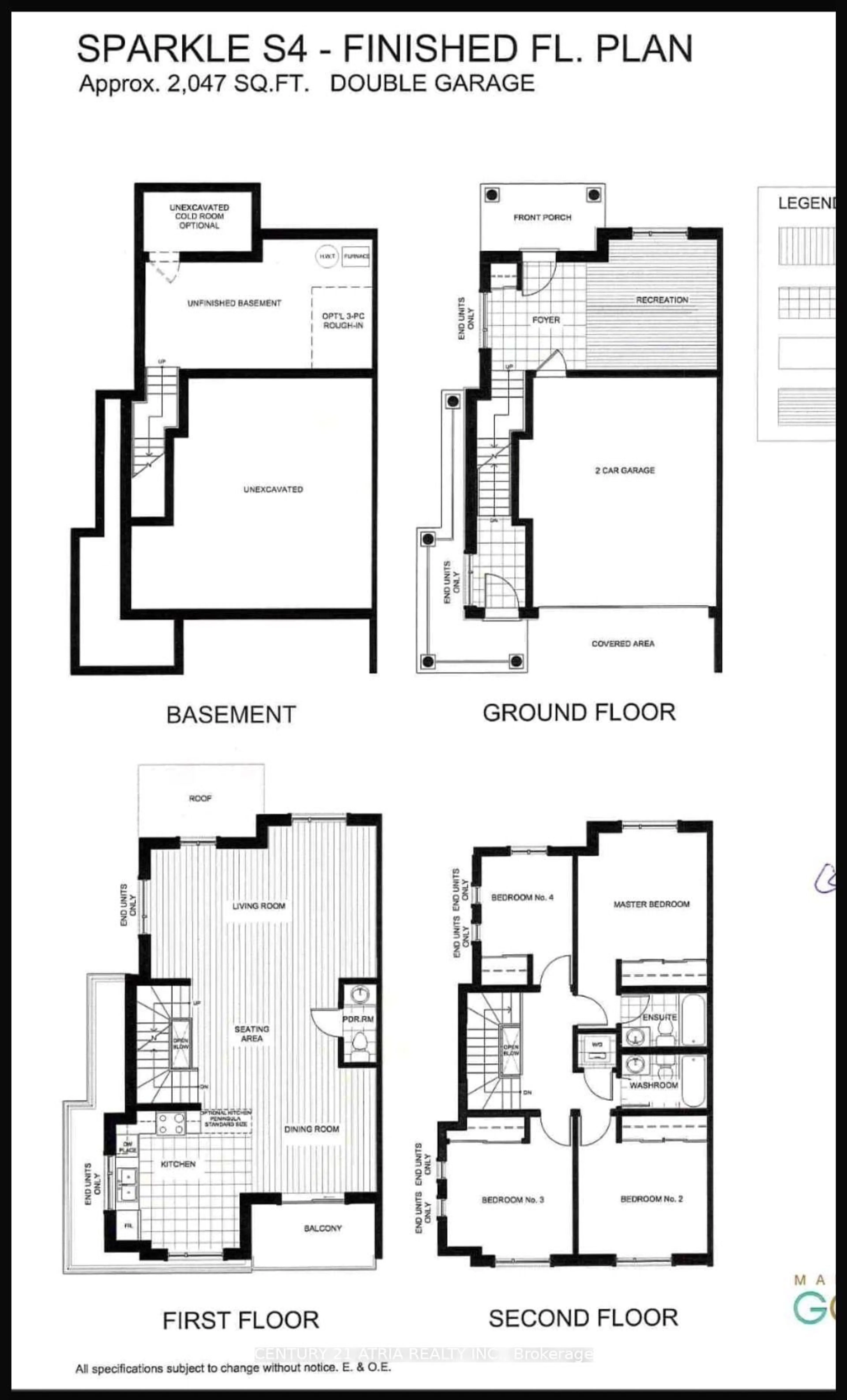 Floor plan for 18 Imperial College Lane, Markham Ontario L6E 0V6