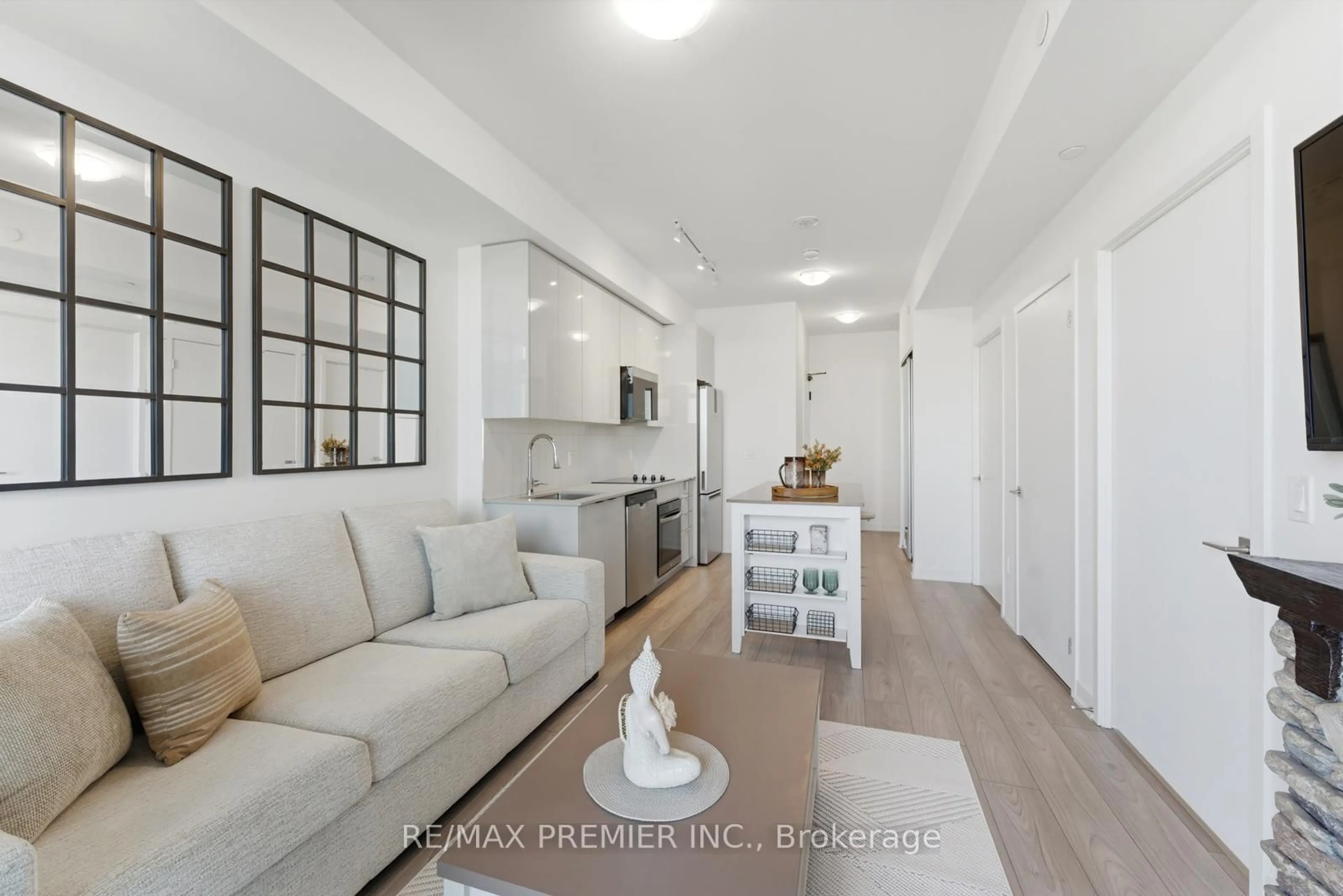 Living room with furniture, unknown for 10 Abeja St #1512, Vaughan Ontario L4K 0R4