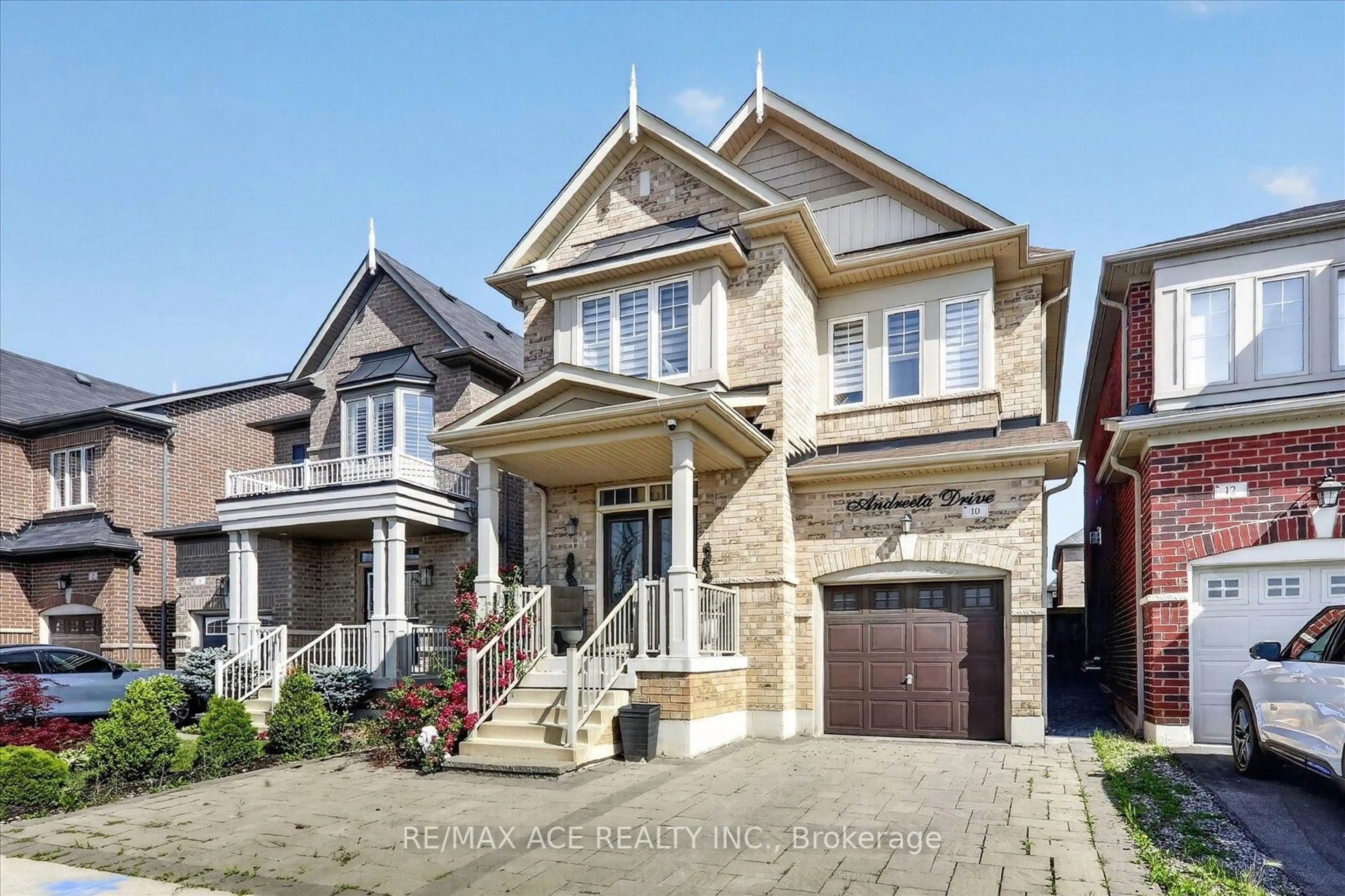 Home with brick exterior material, street for 10 Andreeta Dr, Vaughan Ontario L4H 4H2