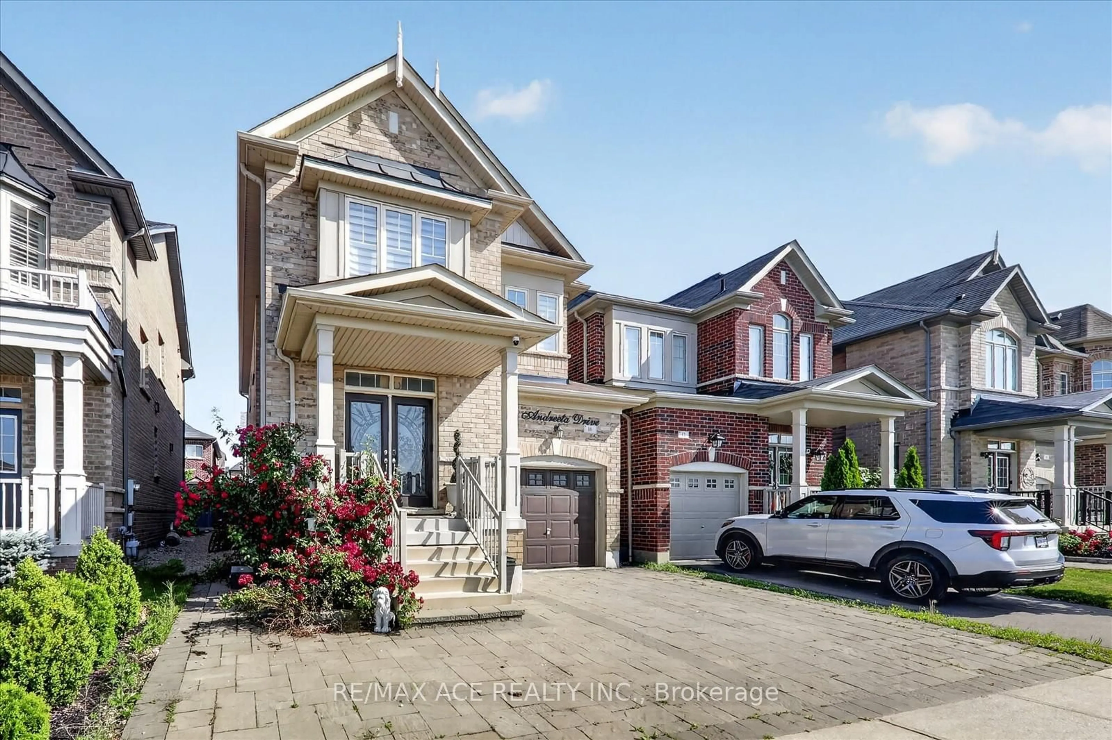 Home with brick exterior material, street for 10 Andreeta Dr, Vaughan Ontario L4H 4H2