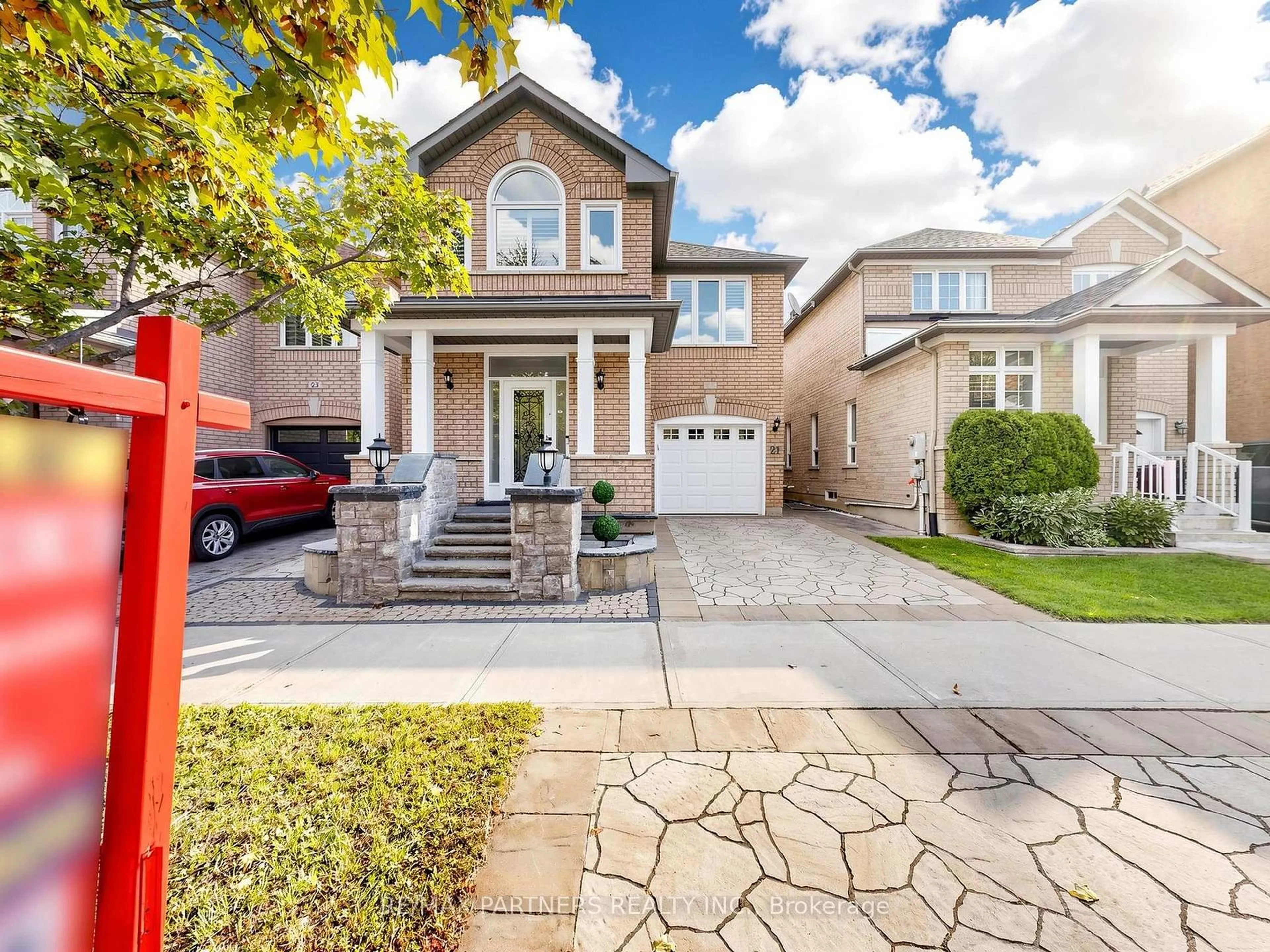 Home with brick exterior material, street for 21 Russell Hill Rd, Markham Ontario L6C 2L8