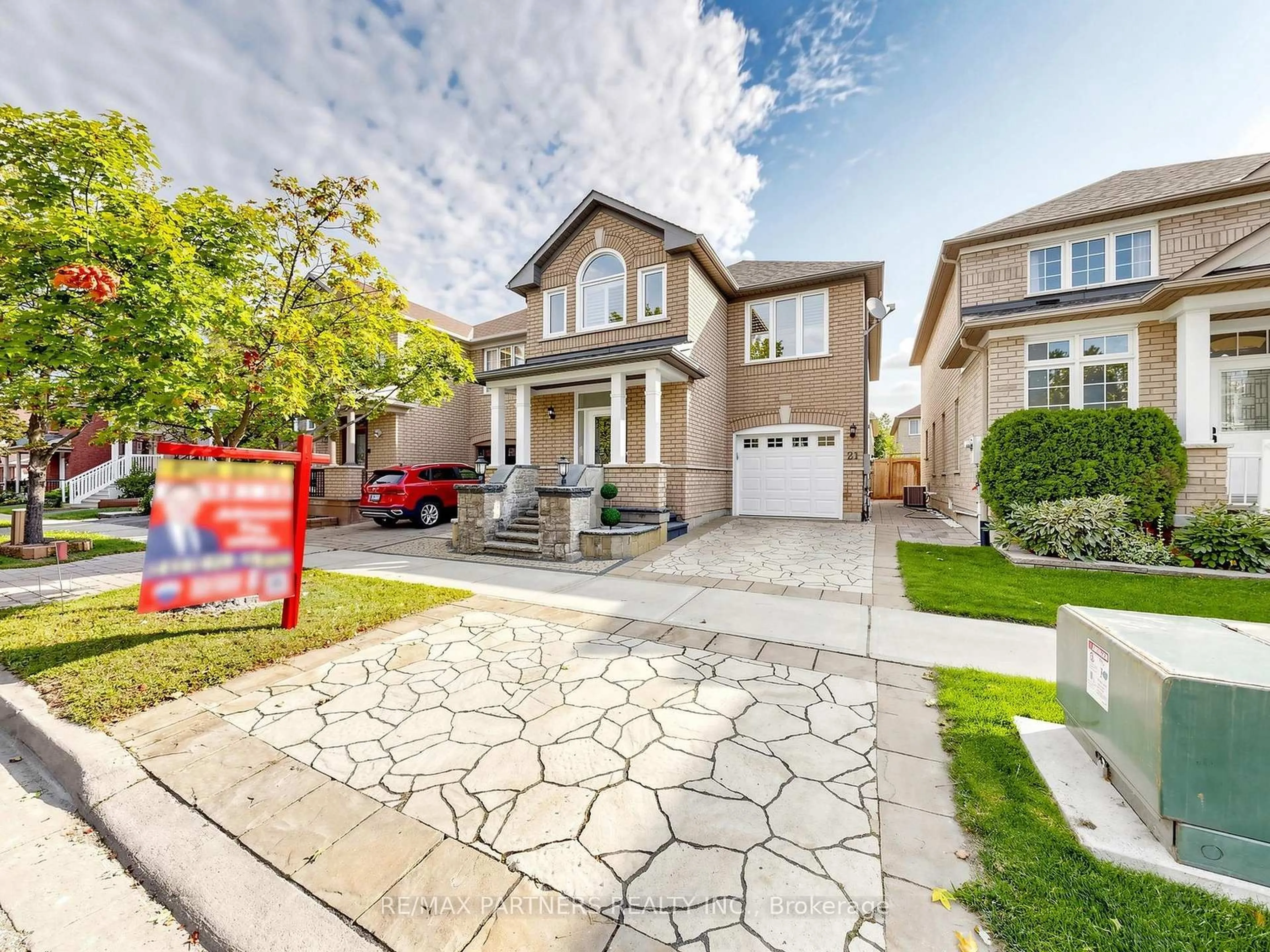 Home with brick exterior material, street for 21 Russell Hill Rd, Markham Ontario L6C 2L8