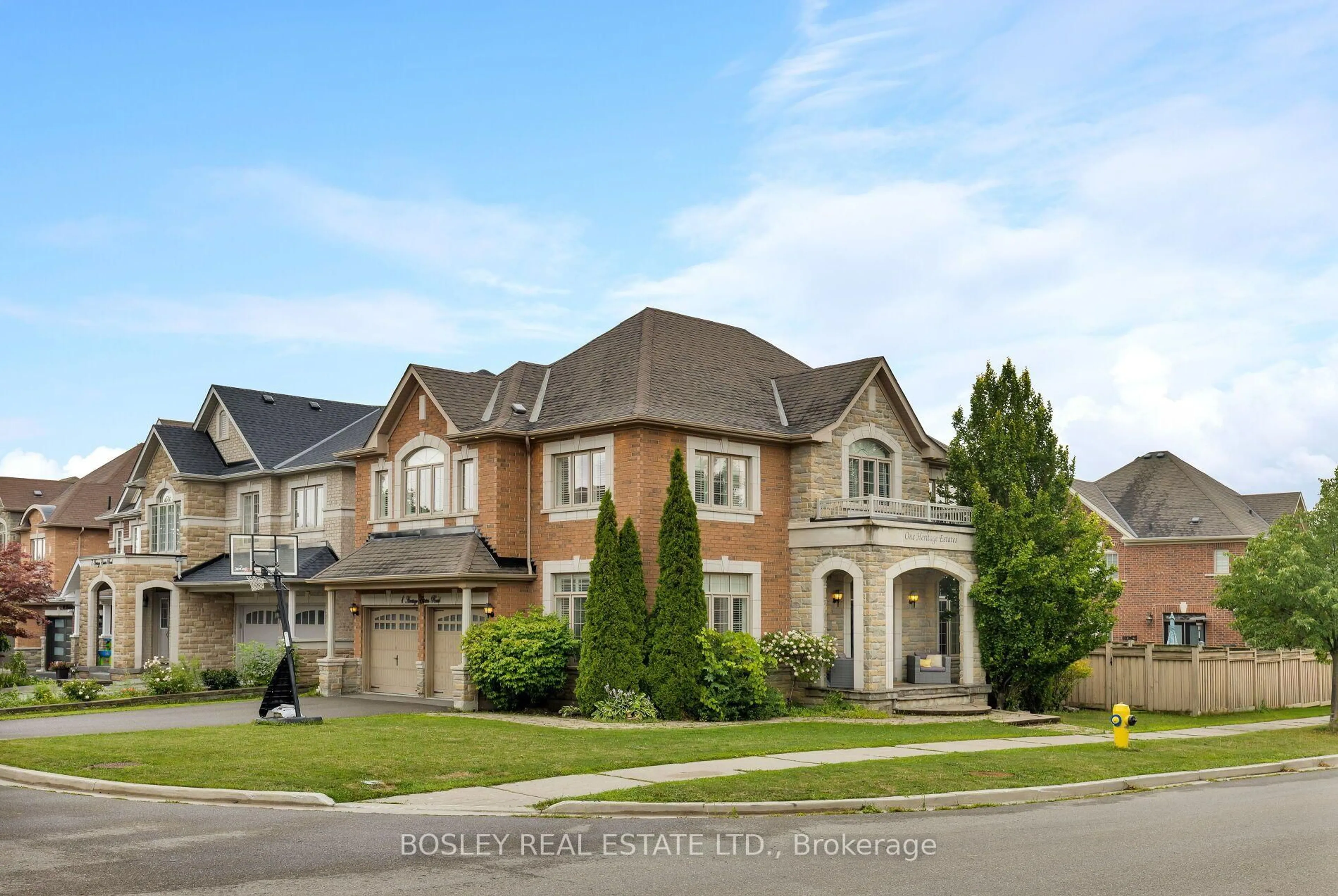 Home with brick exterior material, street for 1 Heritage Estates Rd, Vaughan Ontario L6A 4J7