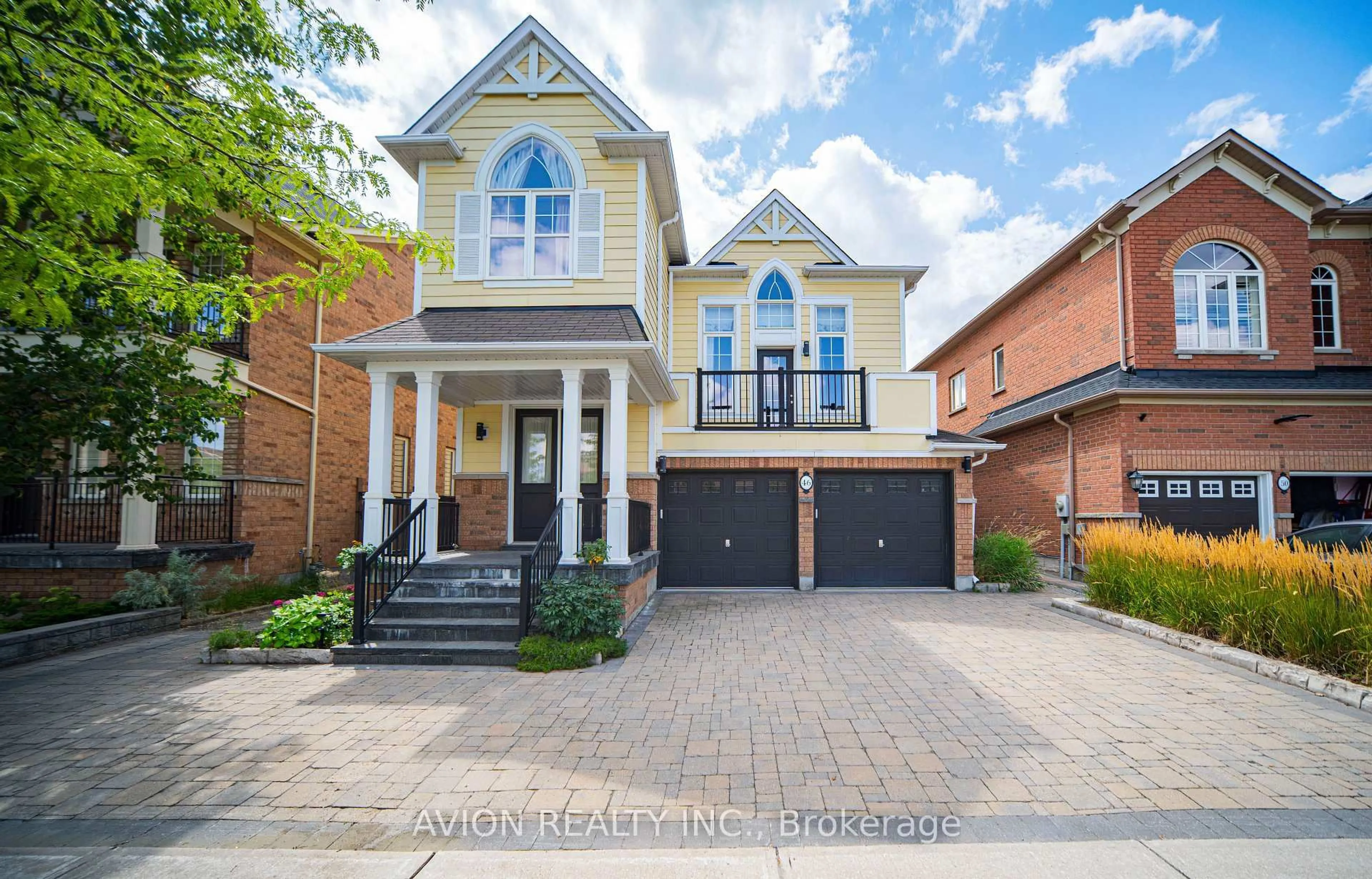 Home with brick exterior material, street for 46 Rogers Tr, Bradford West Gwillimbury Ontario L3Z 0G5