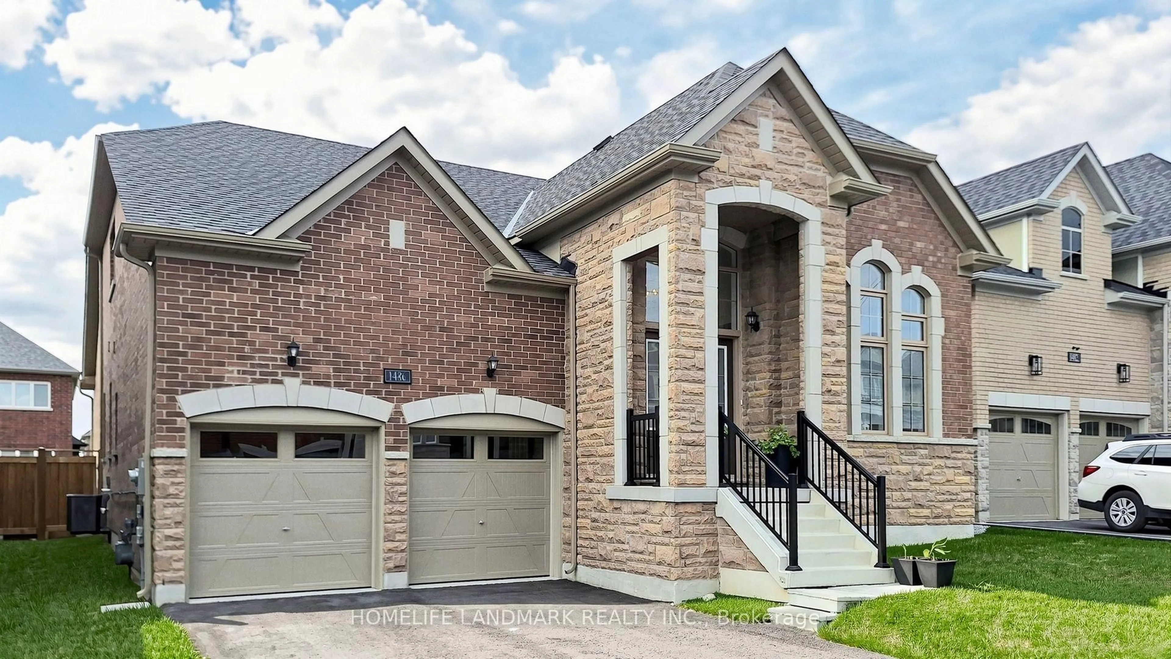 Home with brick exterior material, street for 1486 Broderick St, Innisfil Ontario L9S 0R4