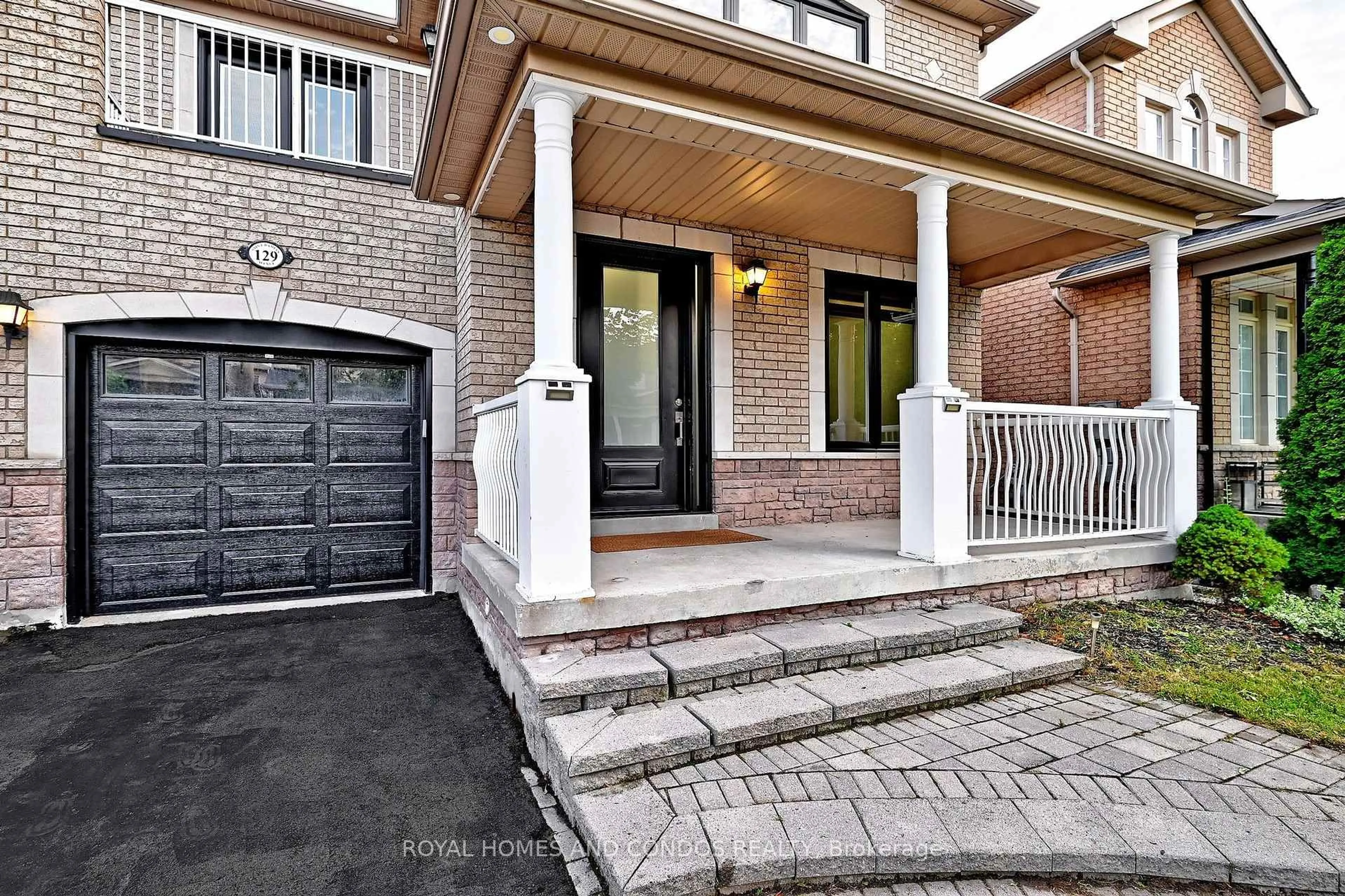Home with brick exterior material, street for 129 Saint Damian Ave, Vaughan Ontario L4H 2L4