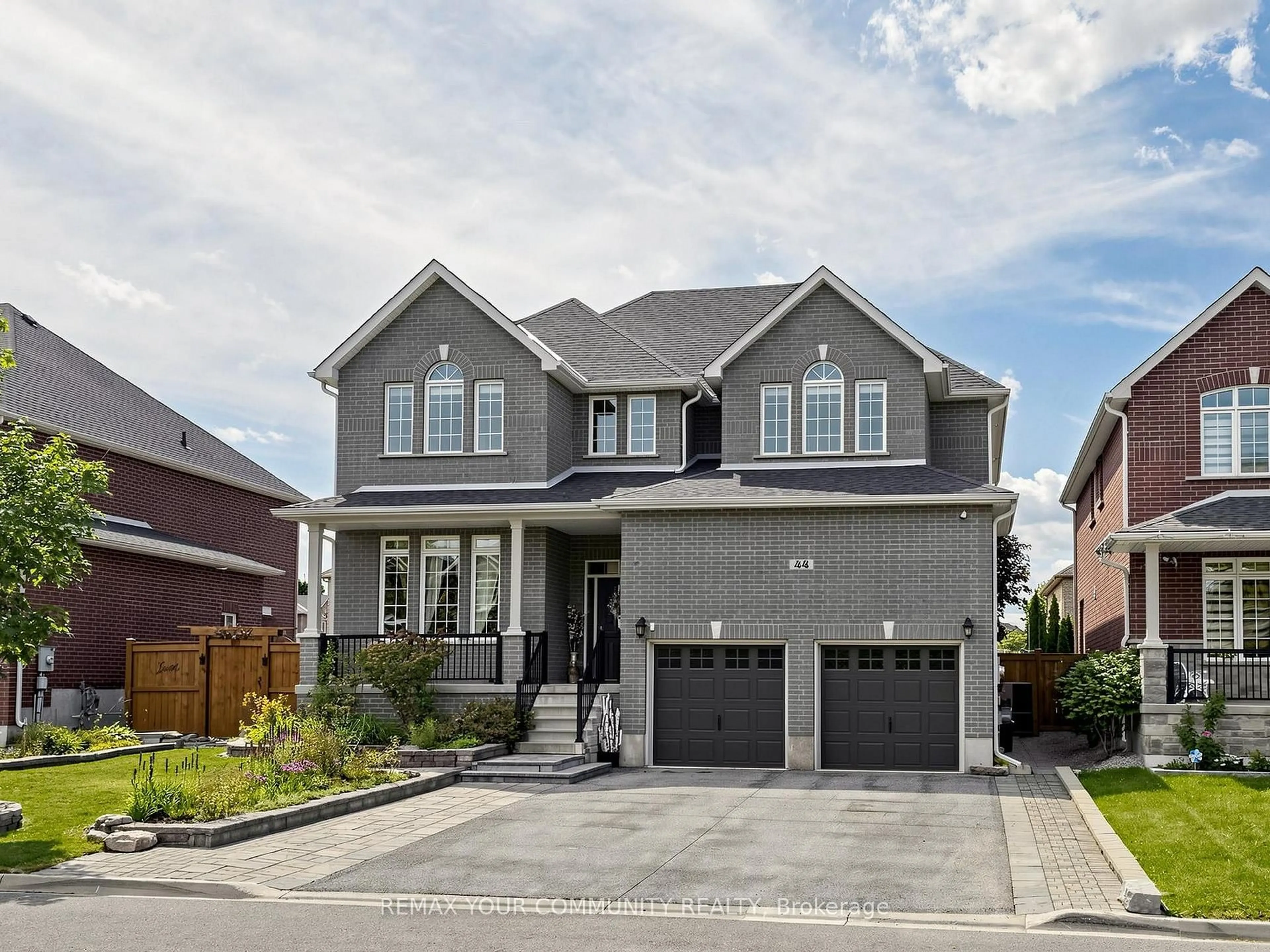 Home with brick exterior material, street for 44 Tim Jacobs Dr, Georgina Ontario L4P 0G5