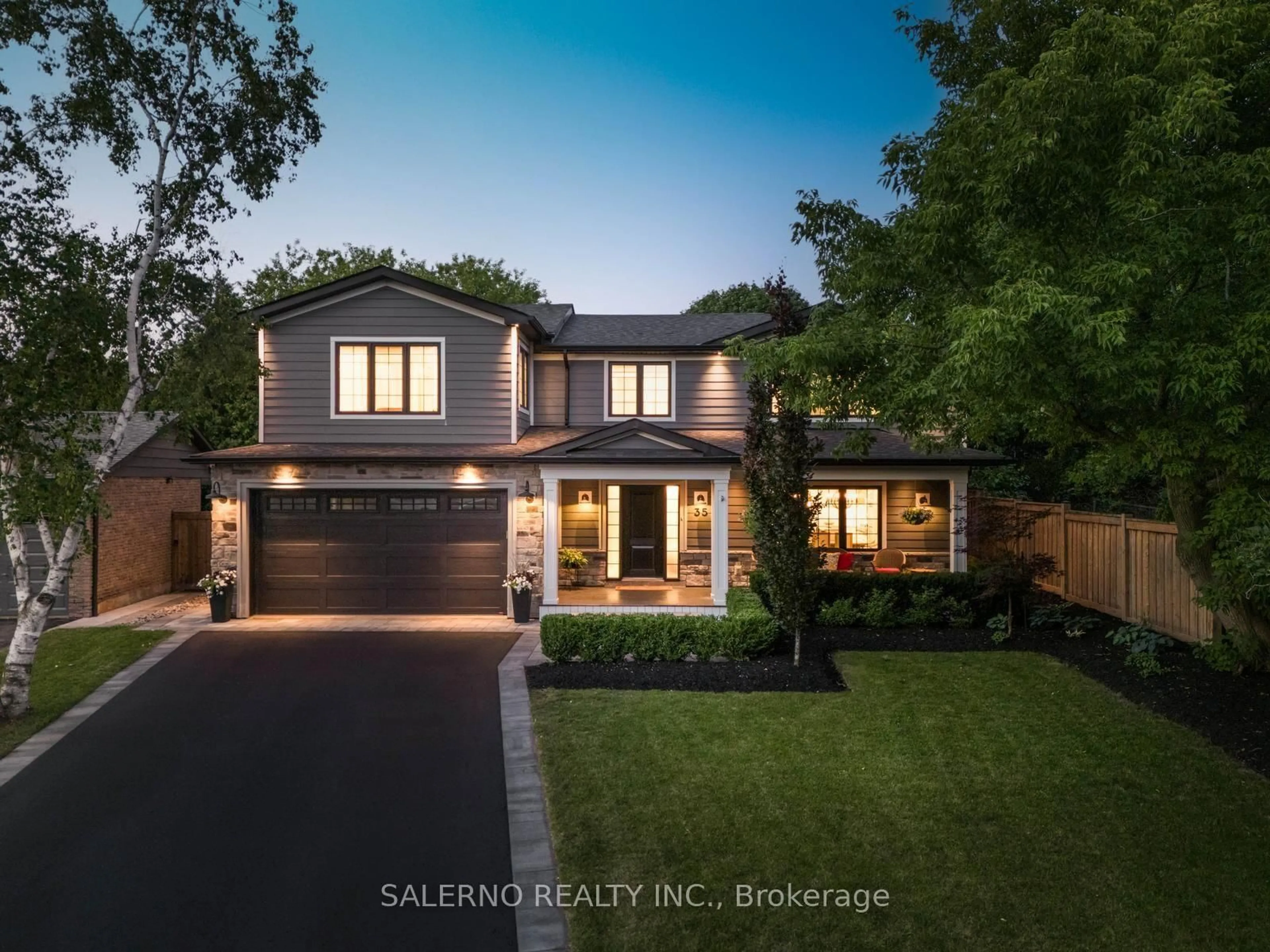 Home with brick exterior material, street for 35 Sir Constantine Dr, Markham Ontario L3P 2X4