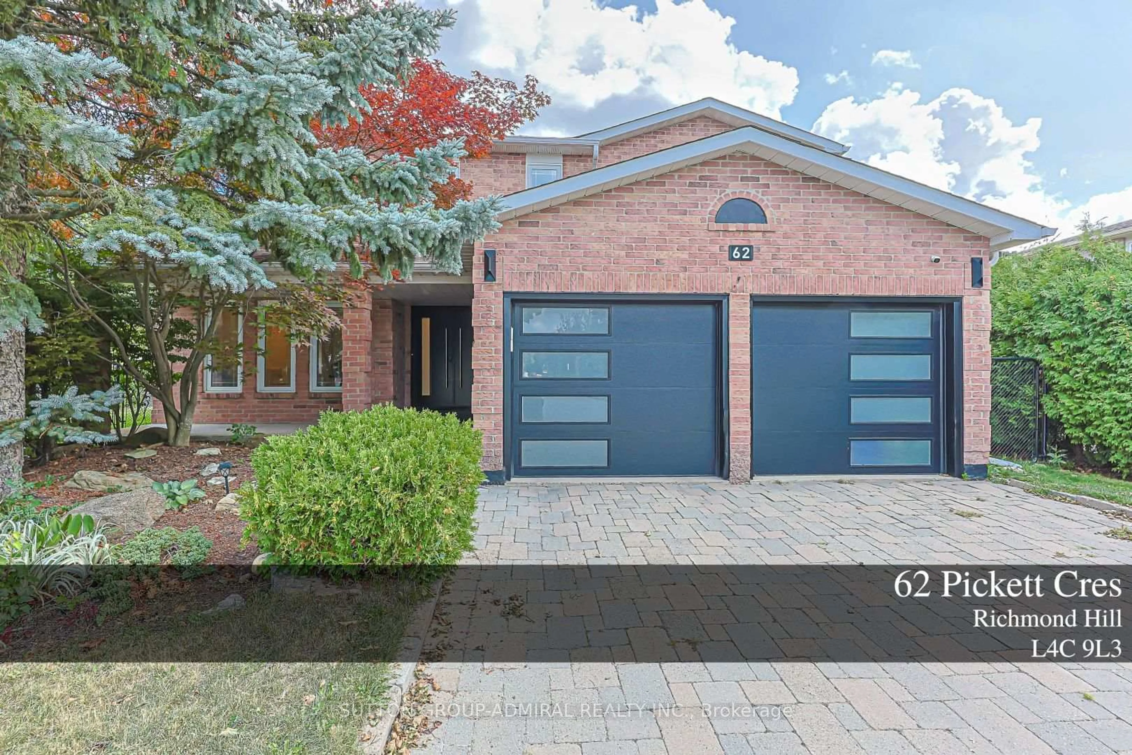 Home with brick exterior material, street for 62 Pickett Cres, Richmond Hill Ontario L4C 9L3
