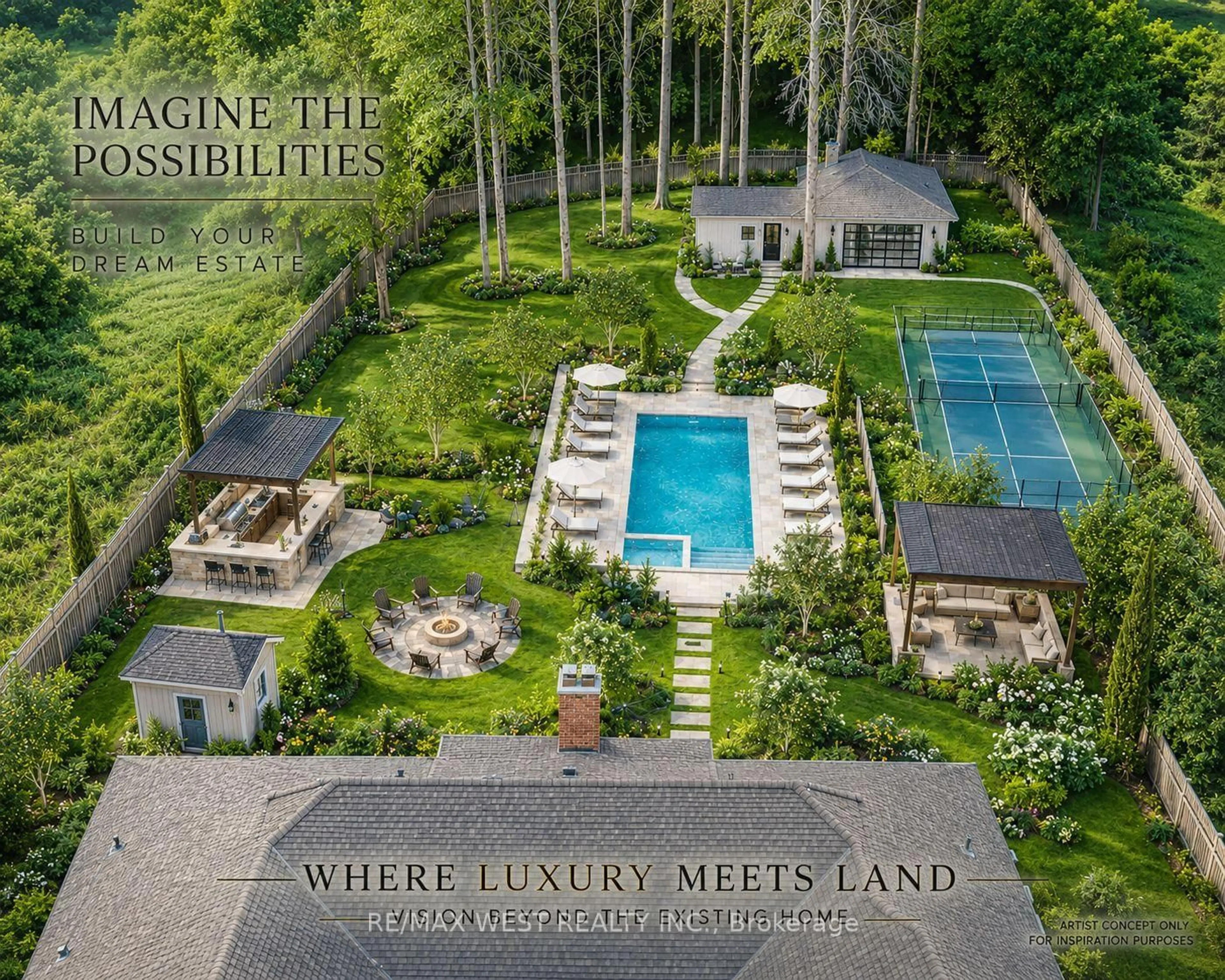 A pic from outside/outdoor area/front of a property/back of a property/a pic from drone, water/lake/river/ocean view for 2559 Line 6 Line, Bradford West Gwillimbury Ontario L3Z 2B2