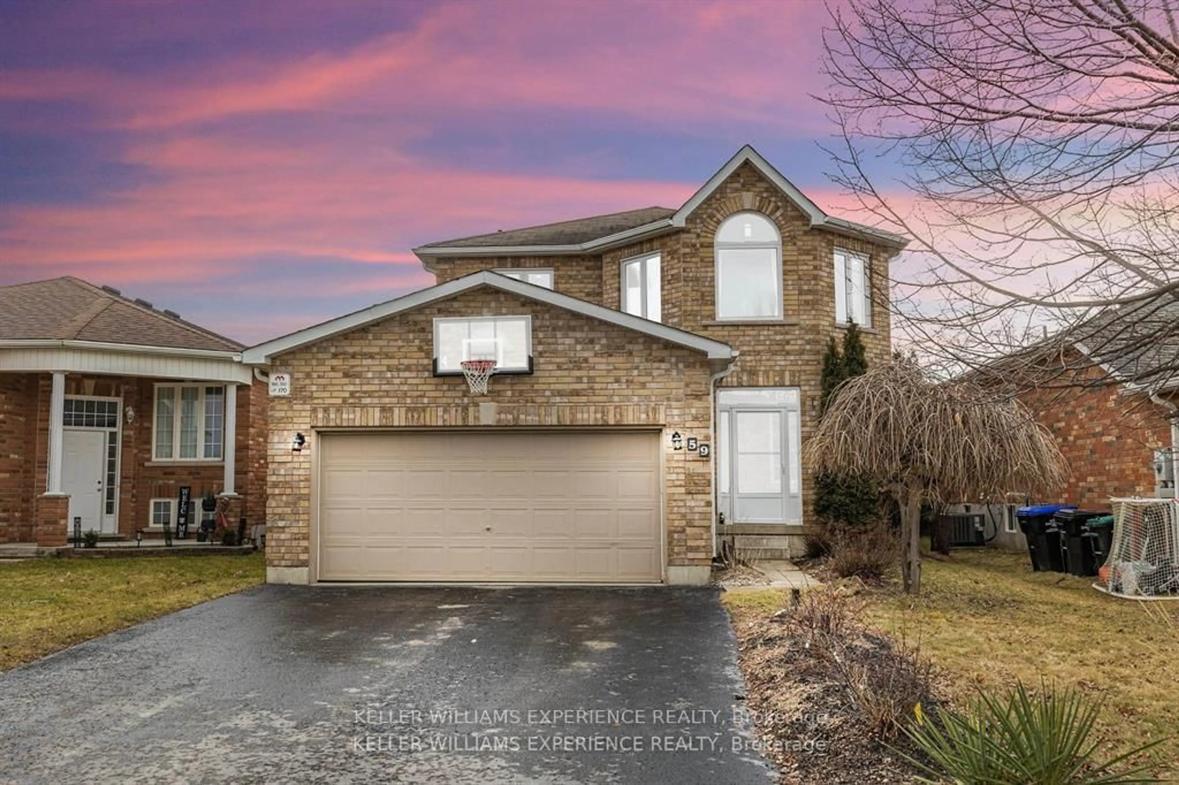 Home with brick exterior material, street for 59 Mike Hart Dr, Essa Ontario L0M 1B4